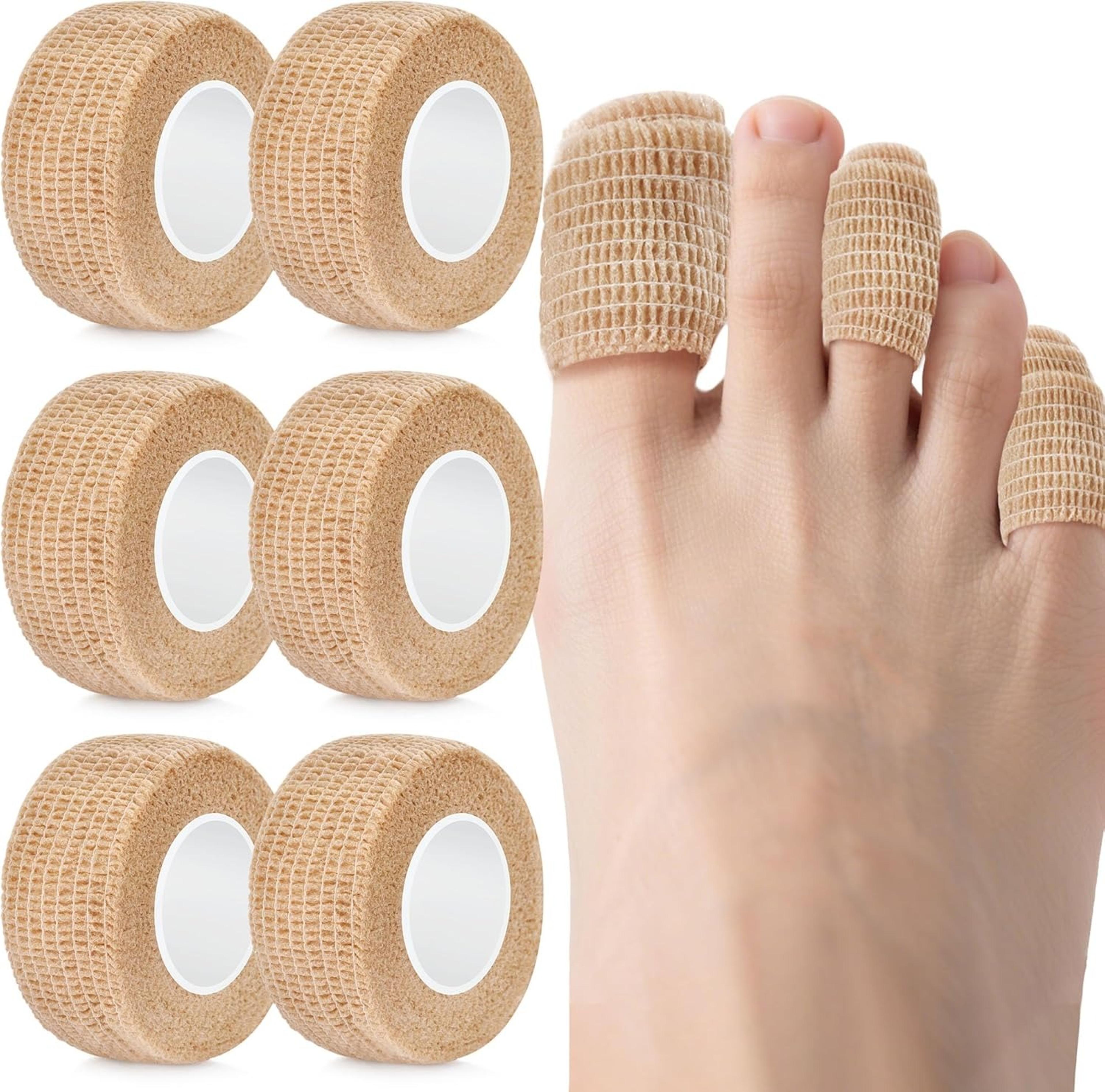 premium self adhesive toe support wrap for pain relief & protection