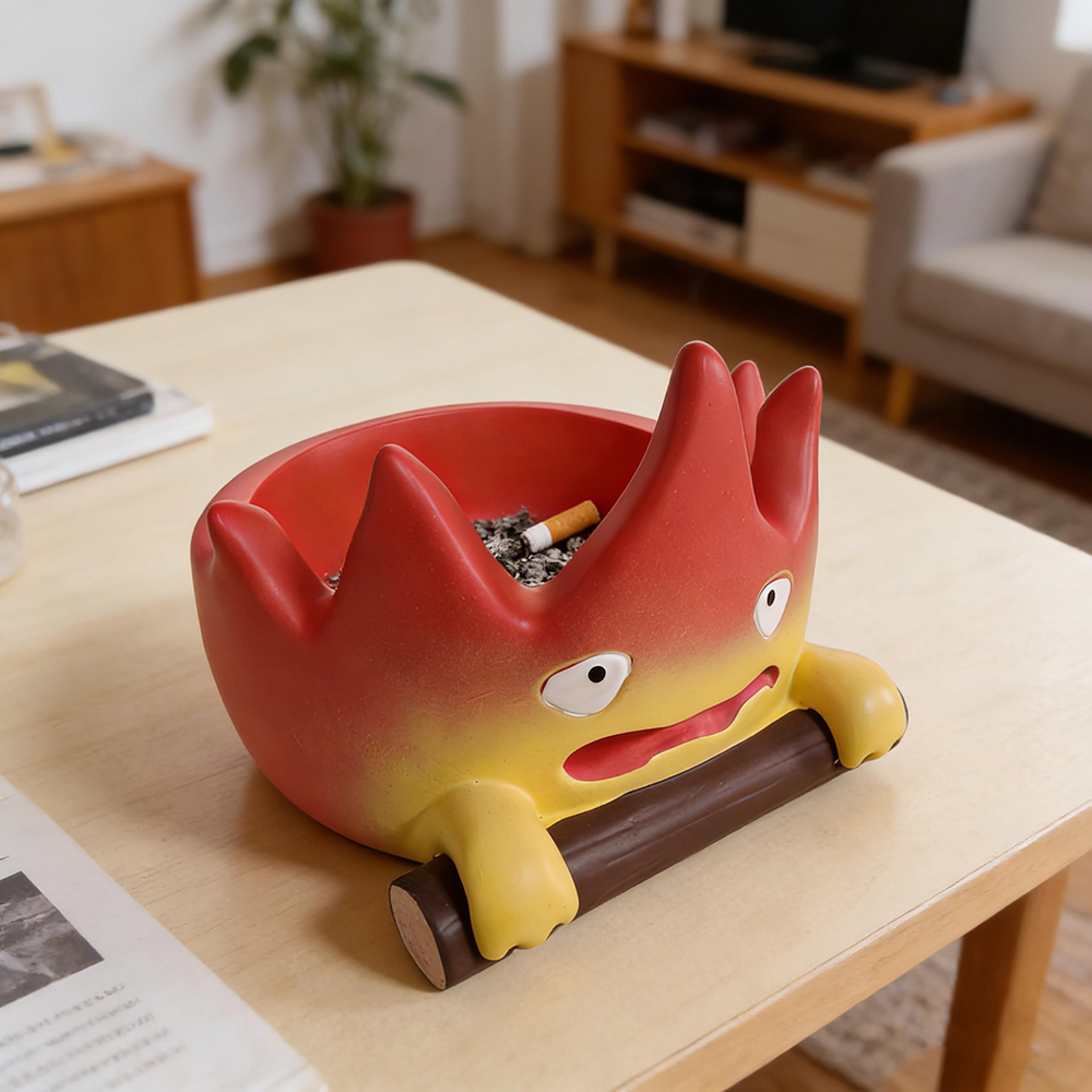 fire shaped cute flame ashtray desktop decor