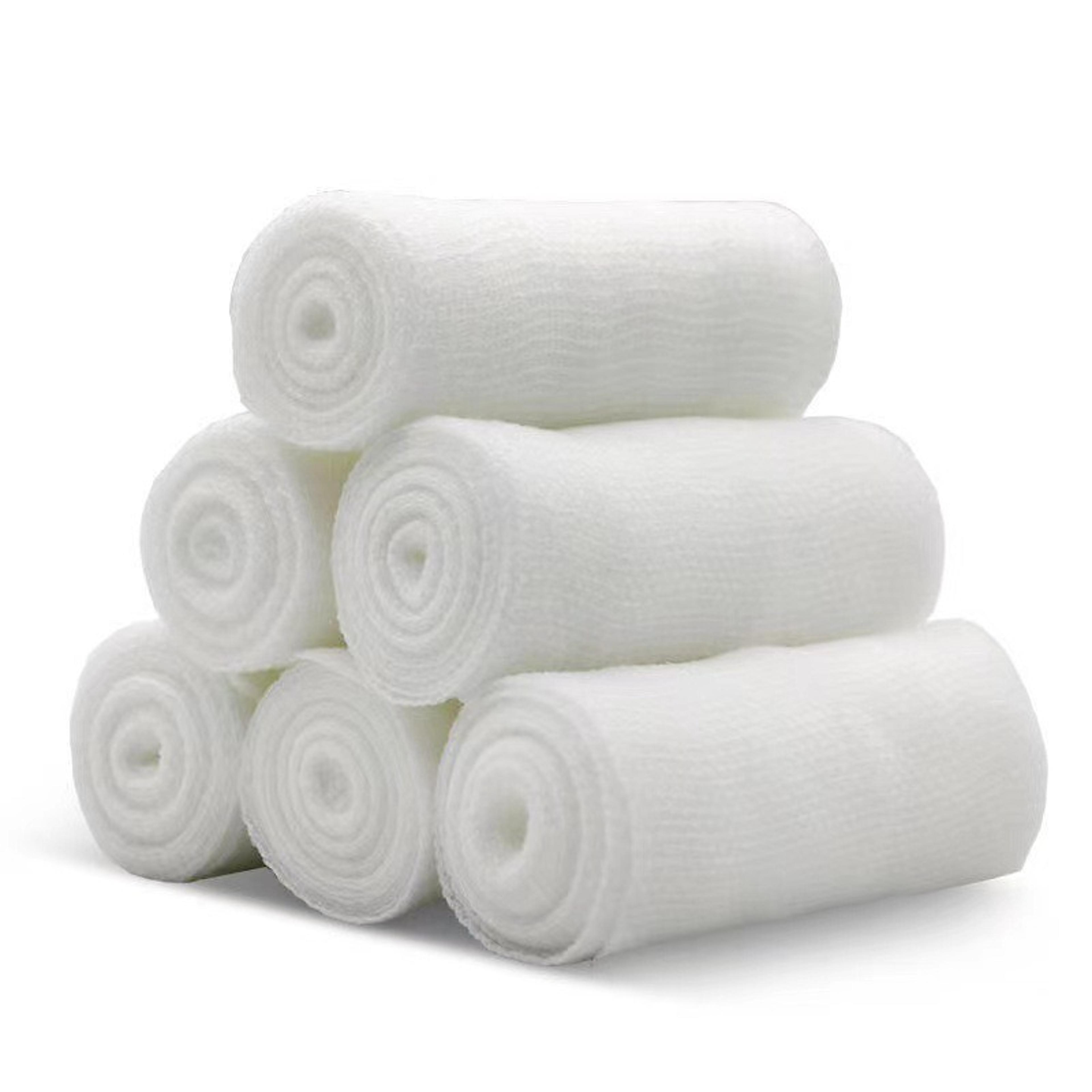 premium elastic wound dressing gauze pbt conforming bandage for first aid & outdoor travel