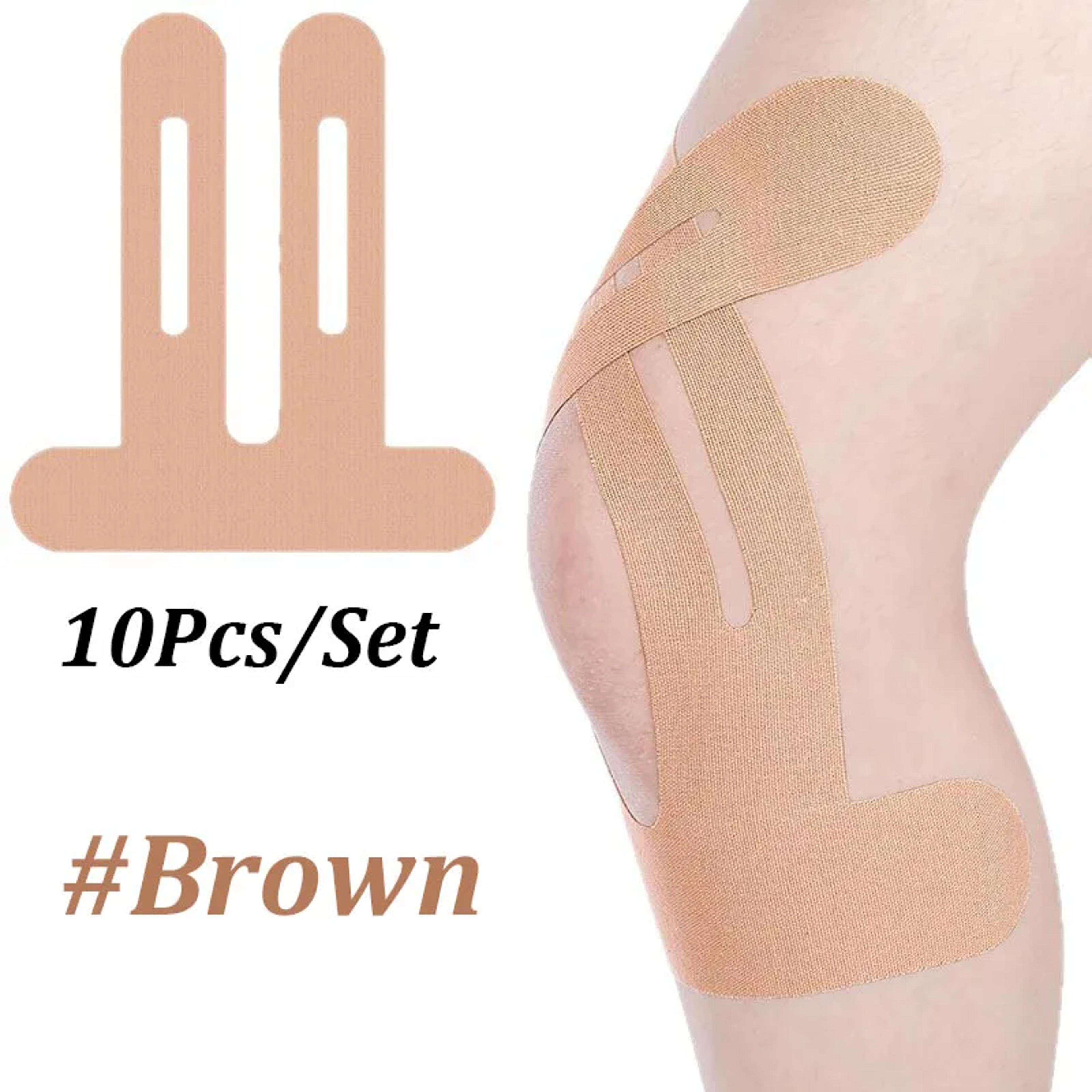premium precut kinesiology tape for knees waterproof, breathable athletic support