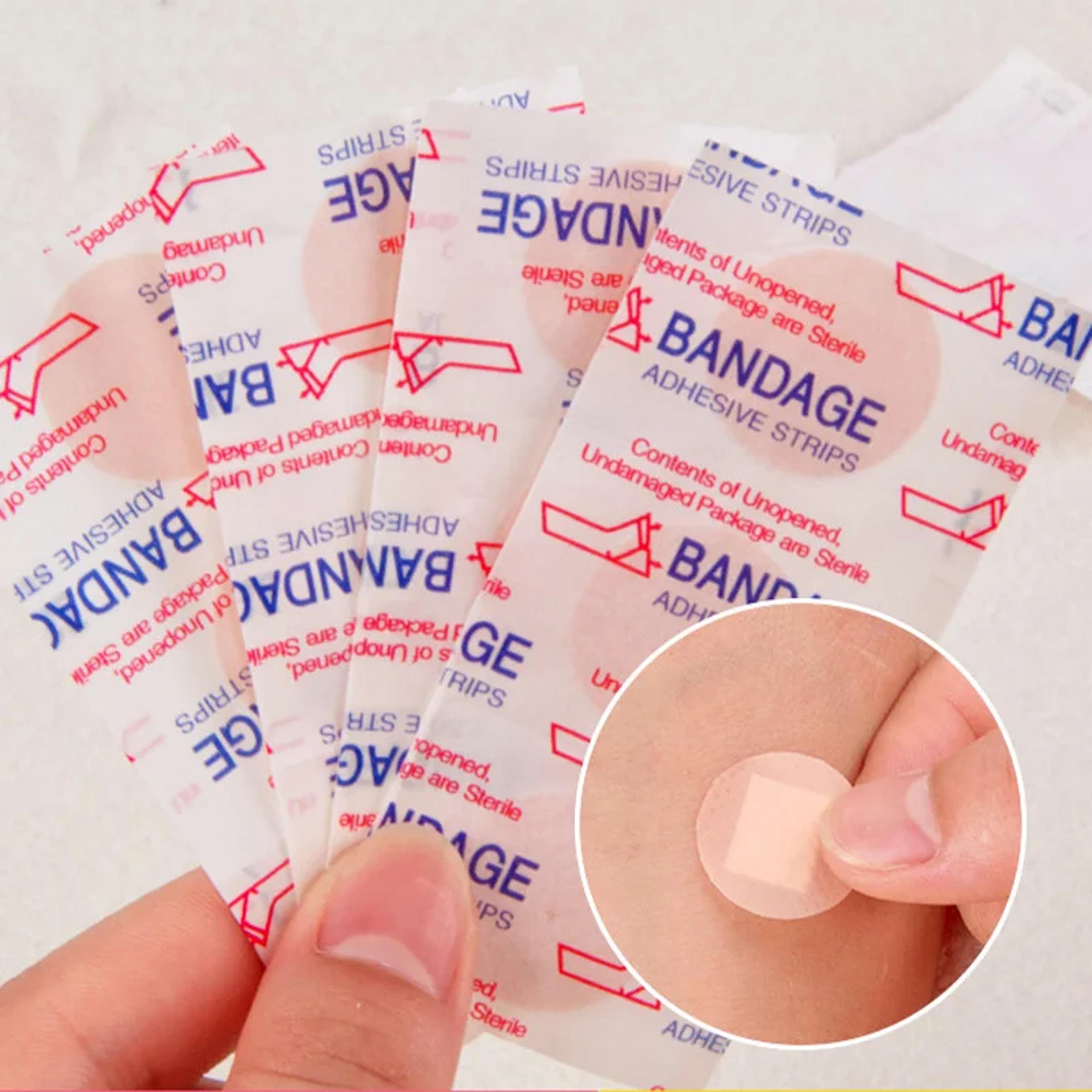 mini waterproof bandages for kids round cute first aid patches