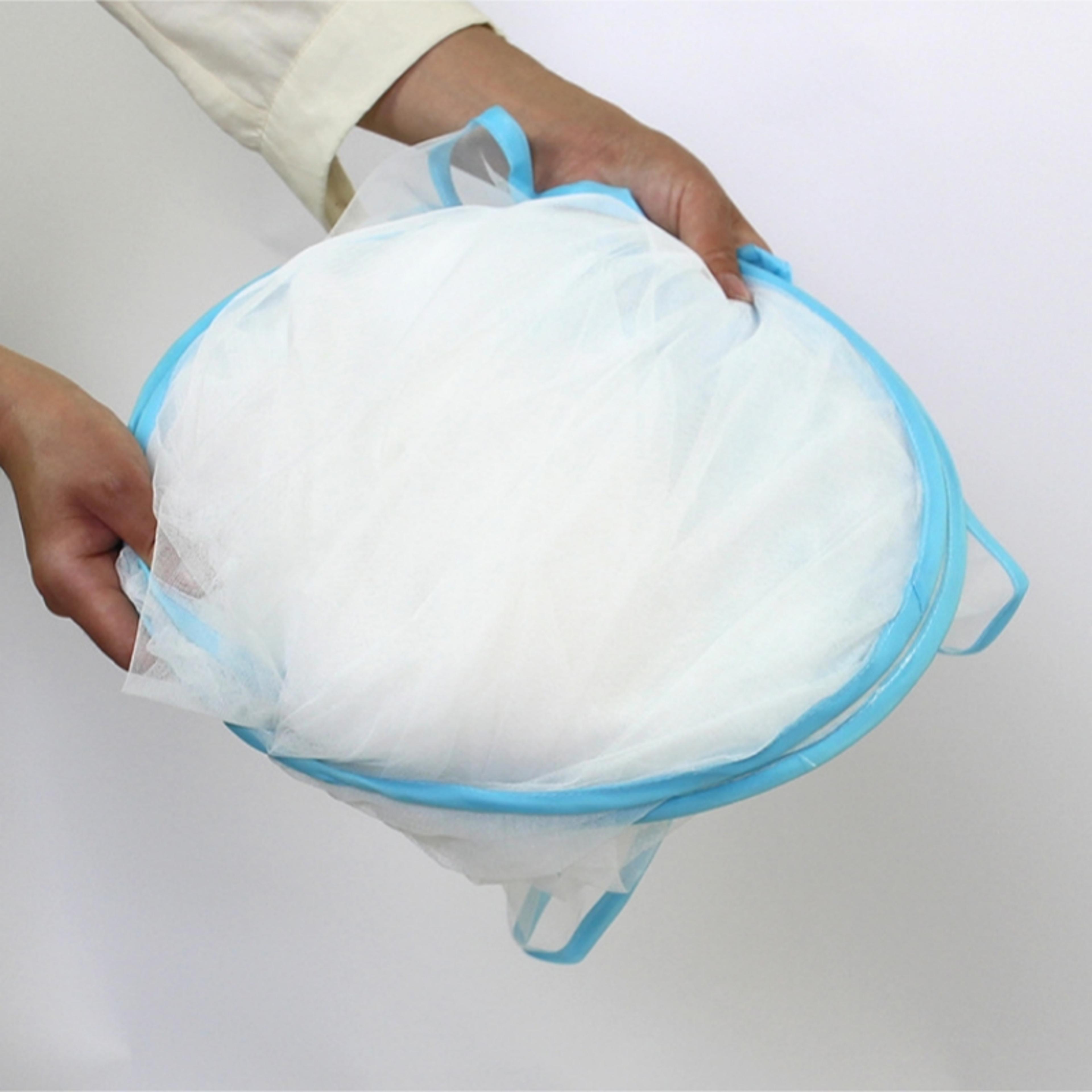 portable mosquito net pop up foldable bug net for single bed travel and camping
