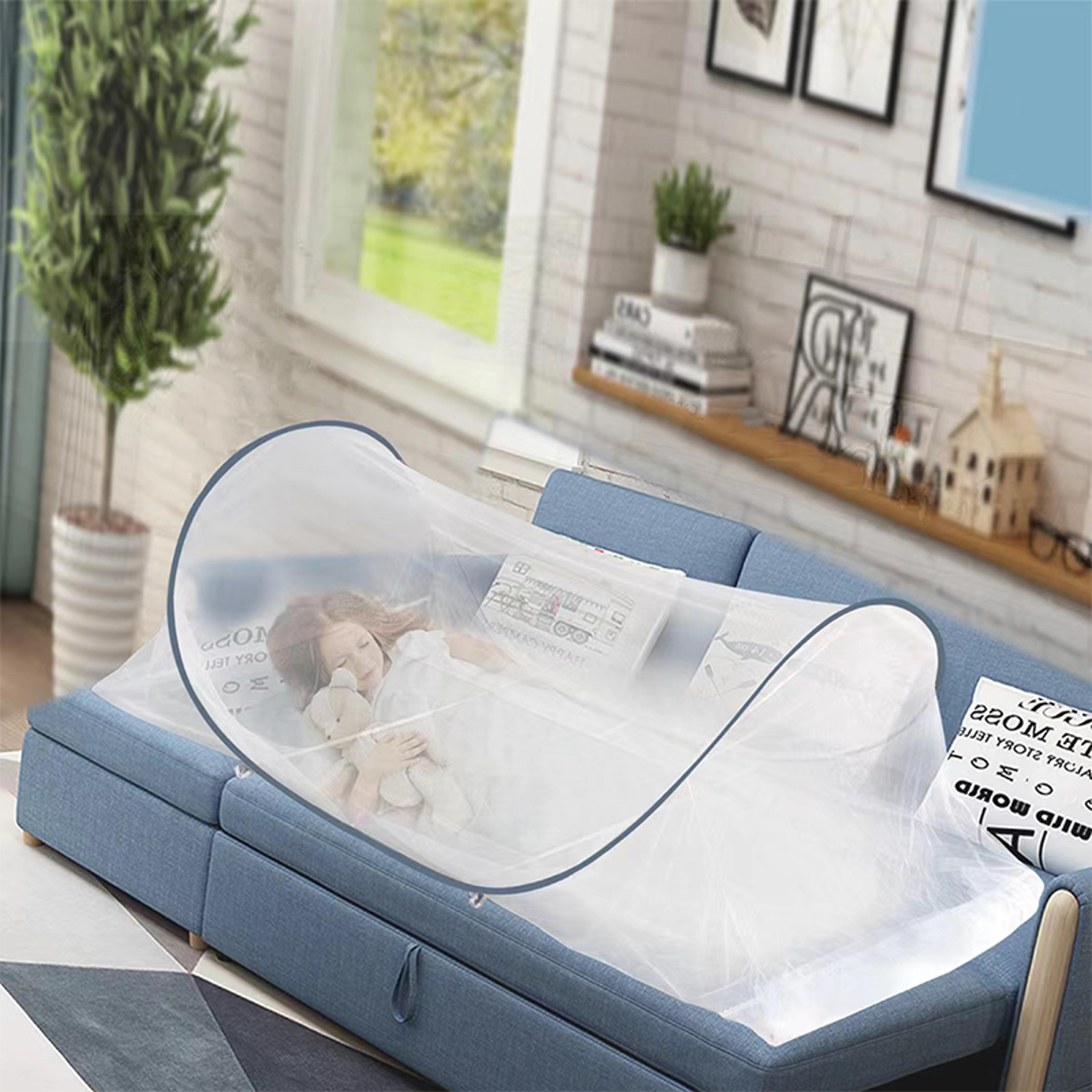 portable foldable mosquito net for dorm, camping and travel