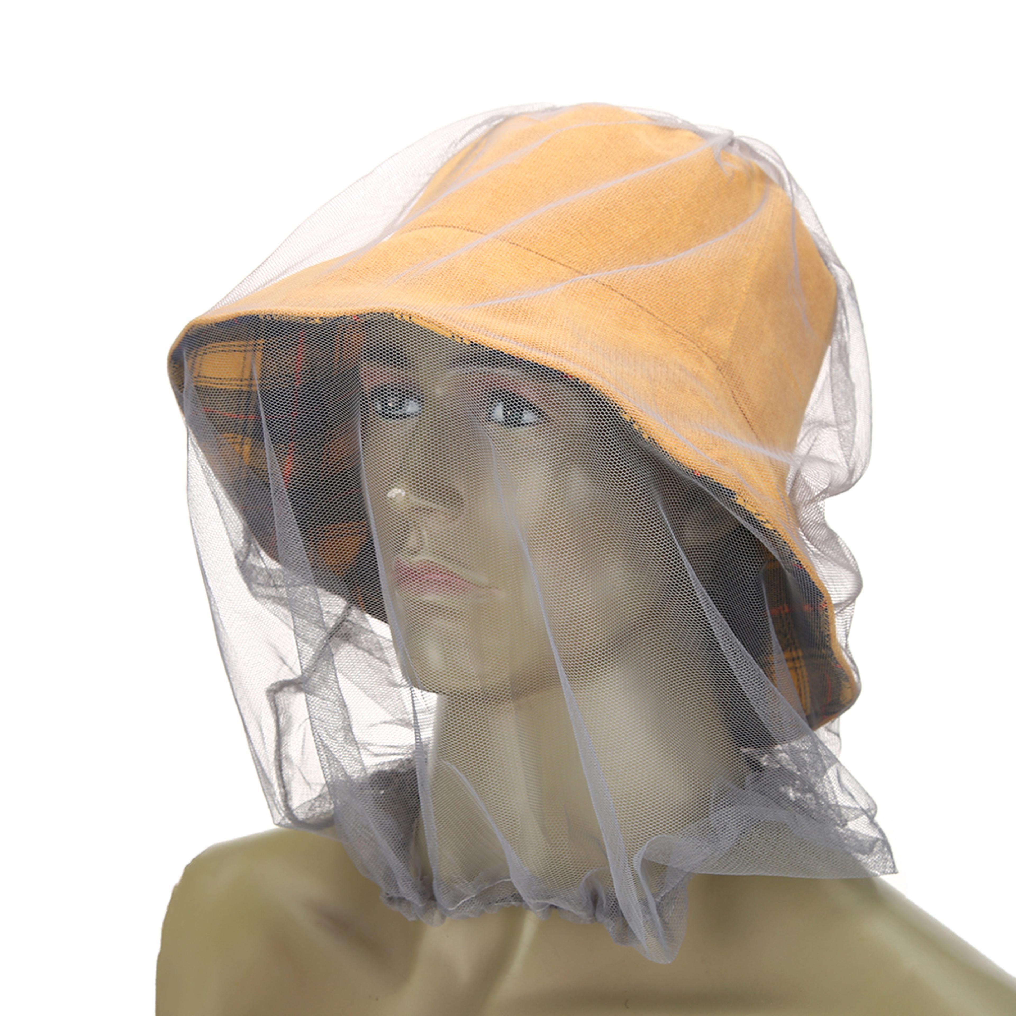 mosquito net fishing hat with bug mesh face protector