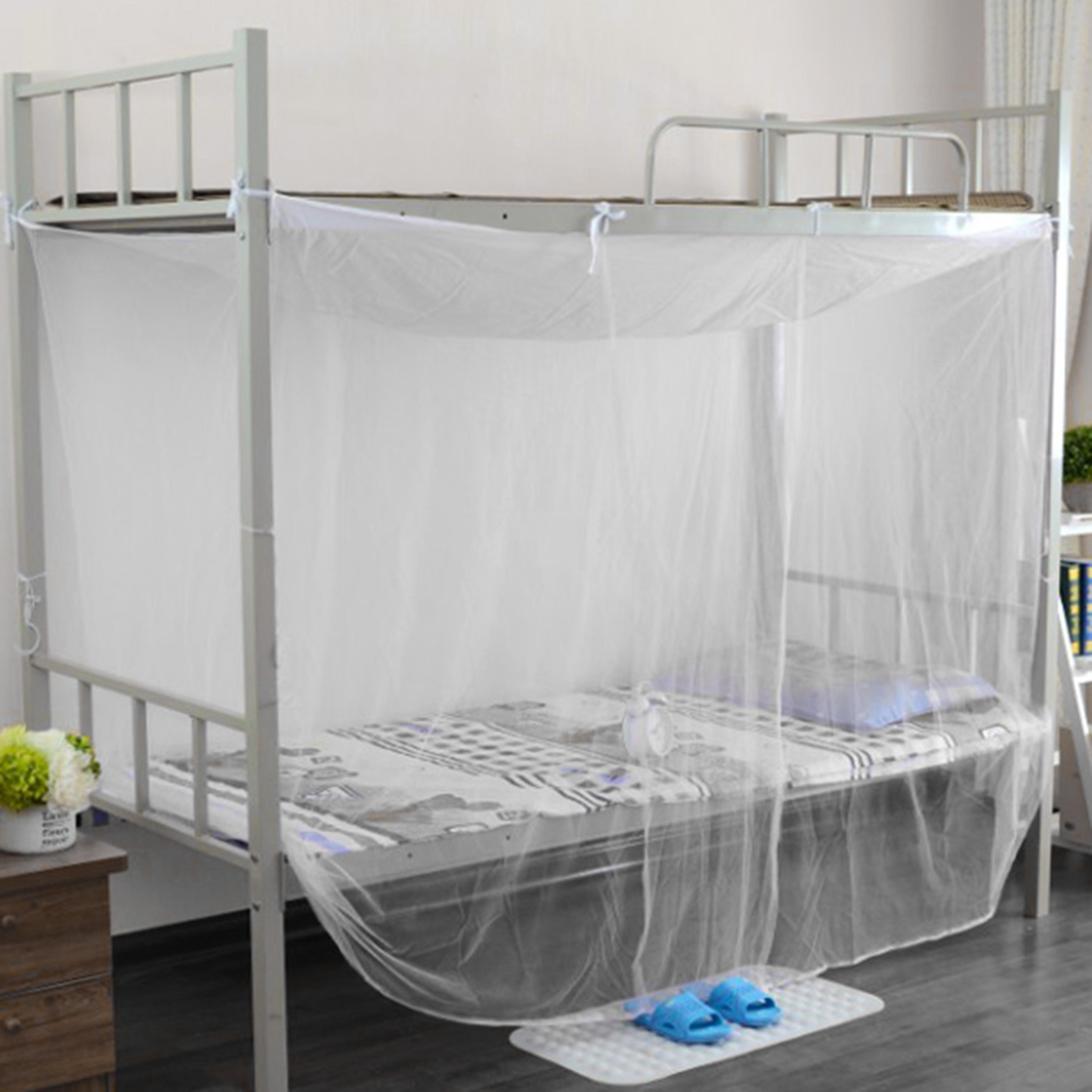 white mosquito net bed canopy for full queen king beds