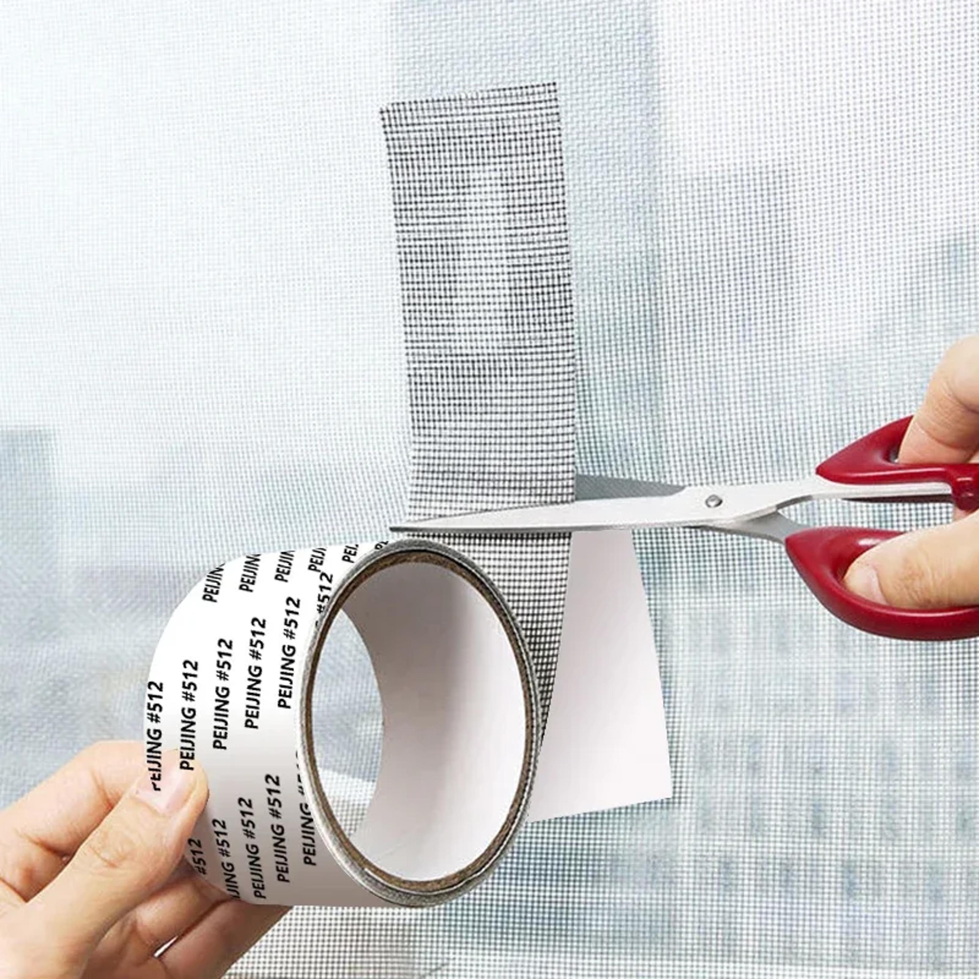self adhesive window screen repair tape for mosquito net and door mesh patches
