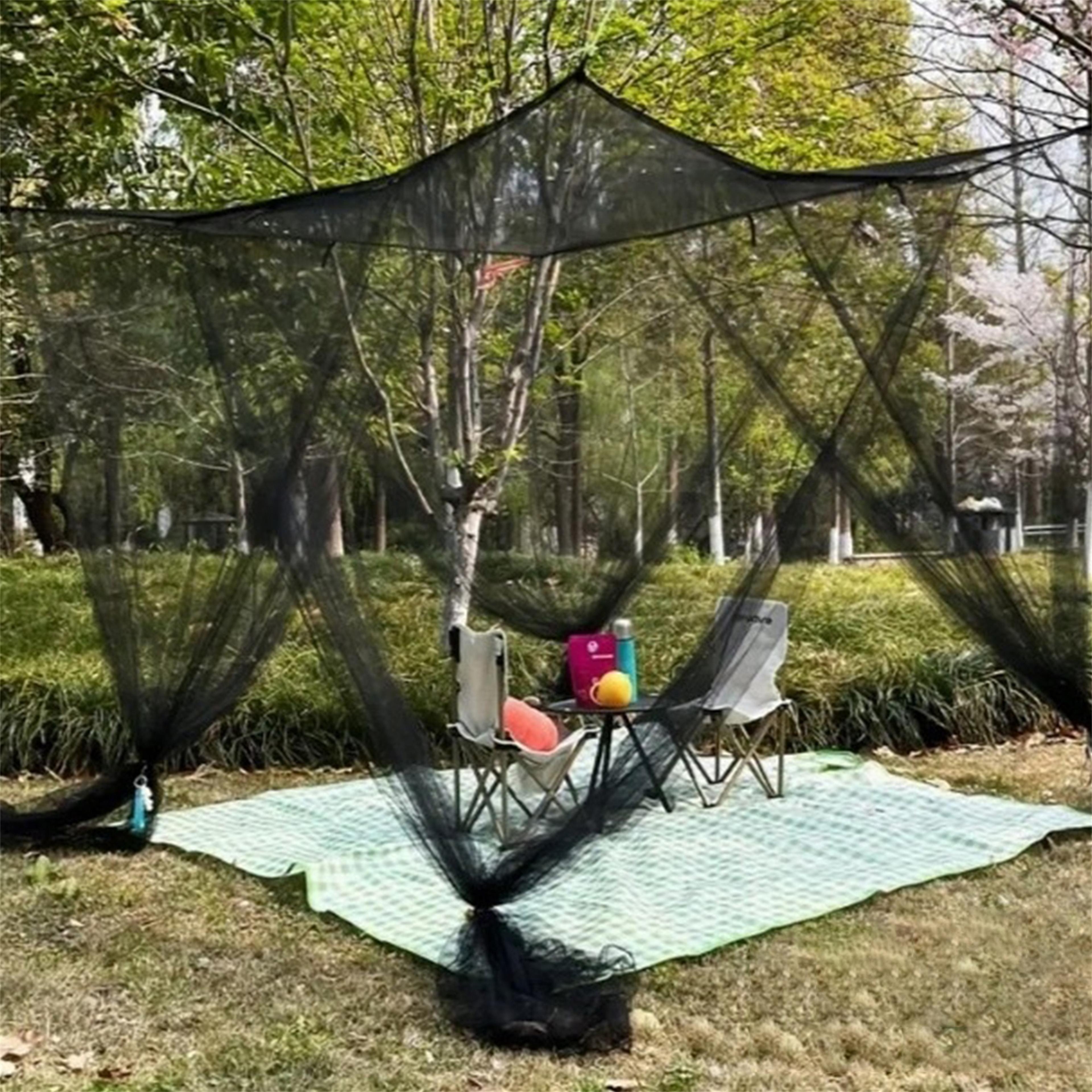 foldable portable mosquito net fine mesh outdoor bug net for camping and home
