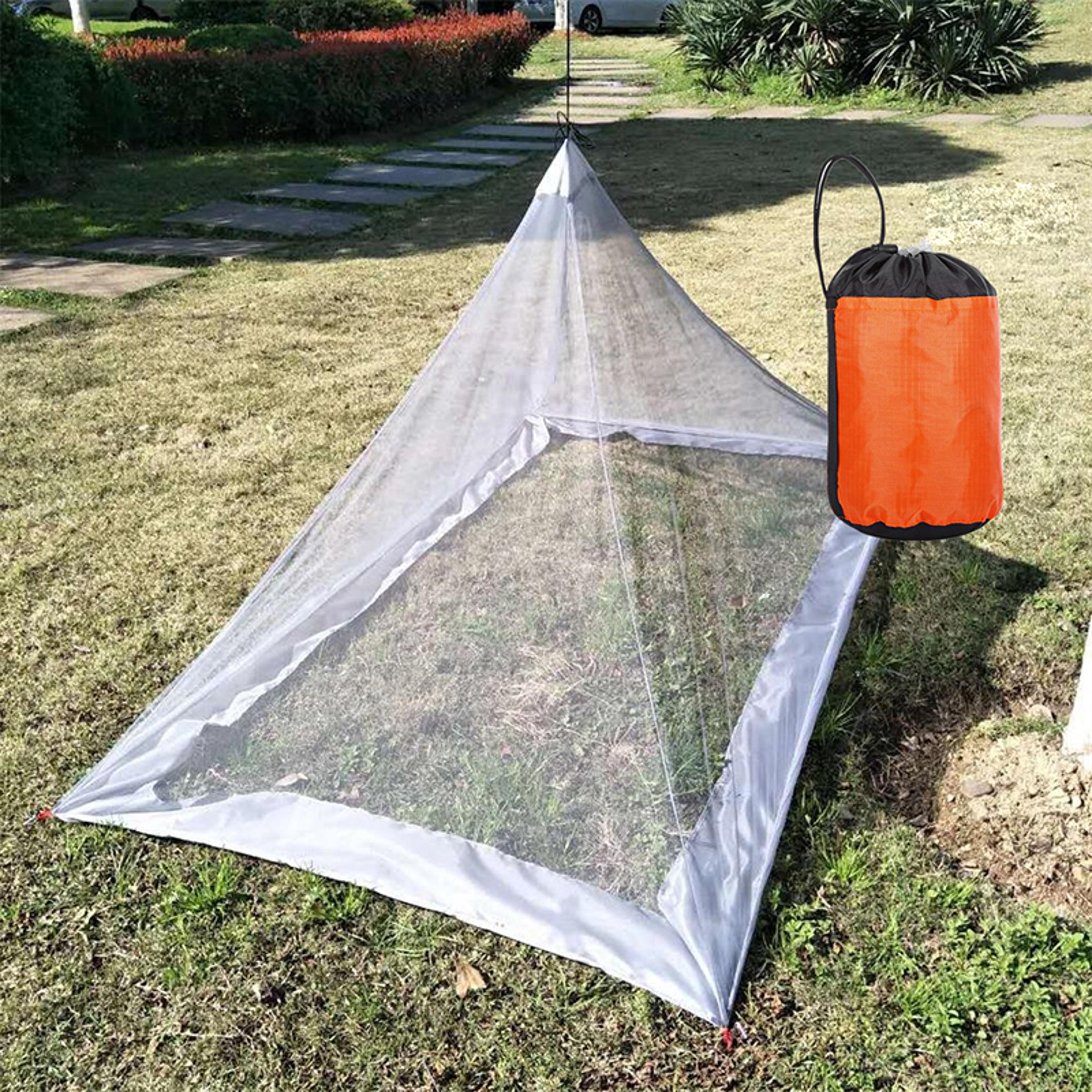 portable camping mosquito net tent for single bed outdoor bug protection