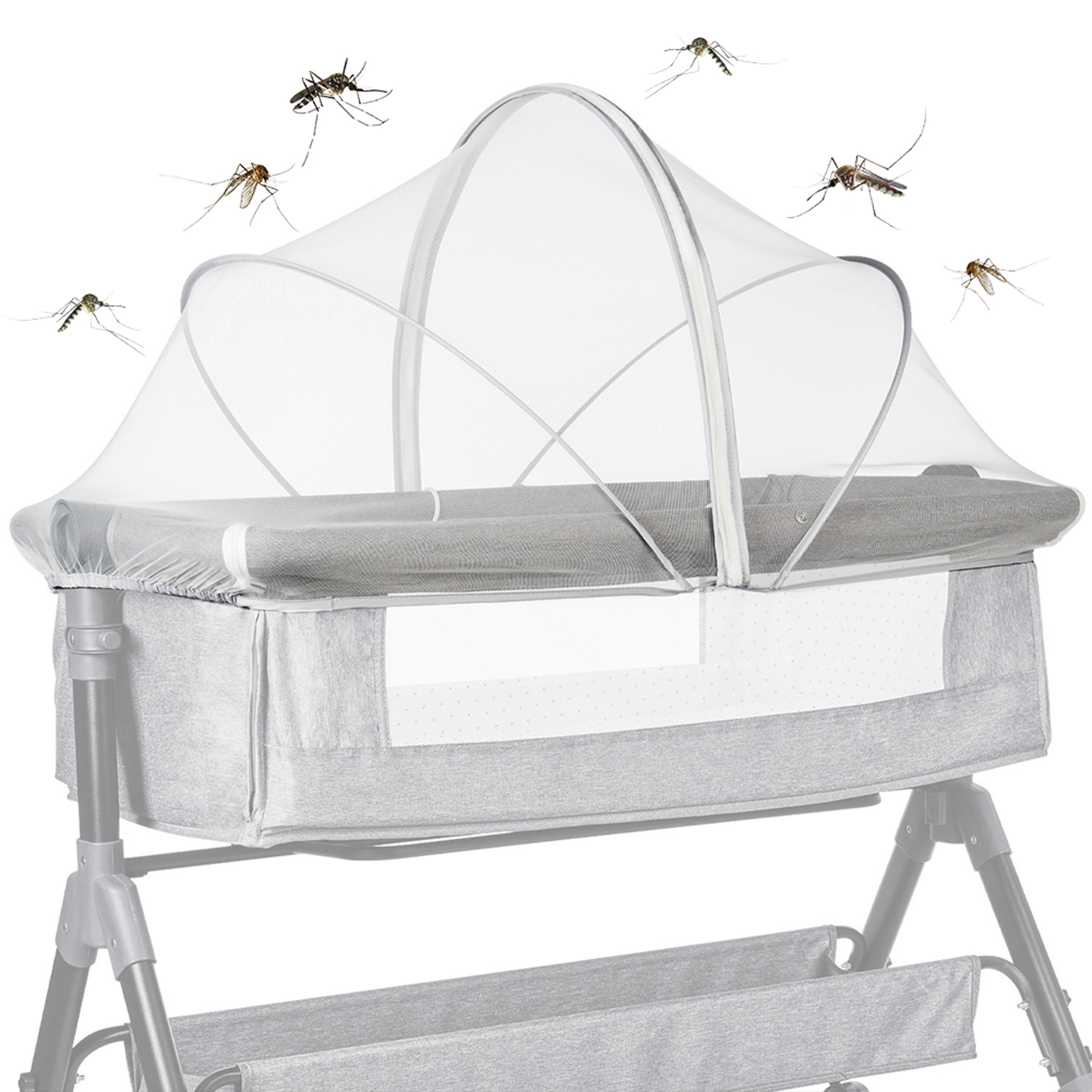 breathable baby mosquito net tent foldable crib cover for bugs and cats