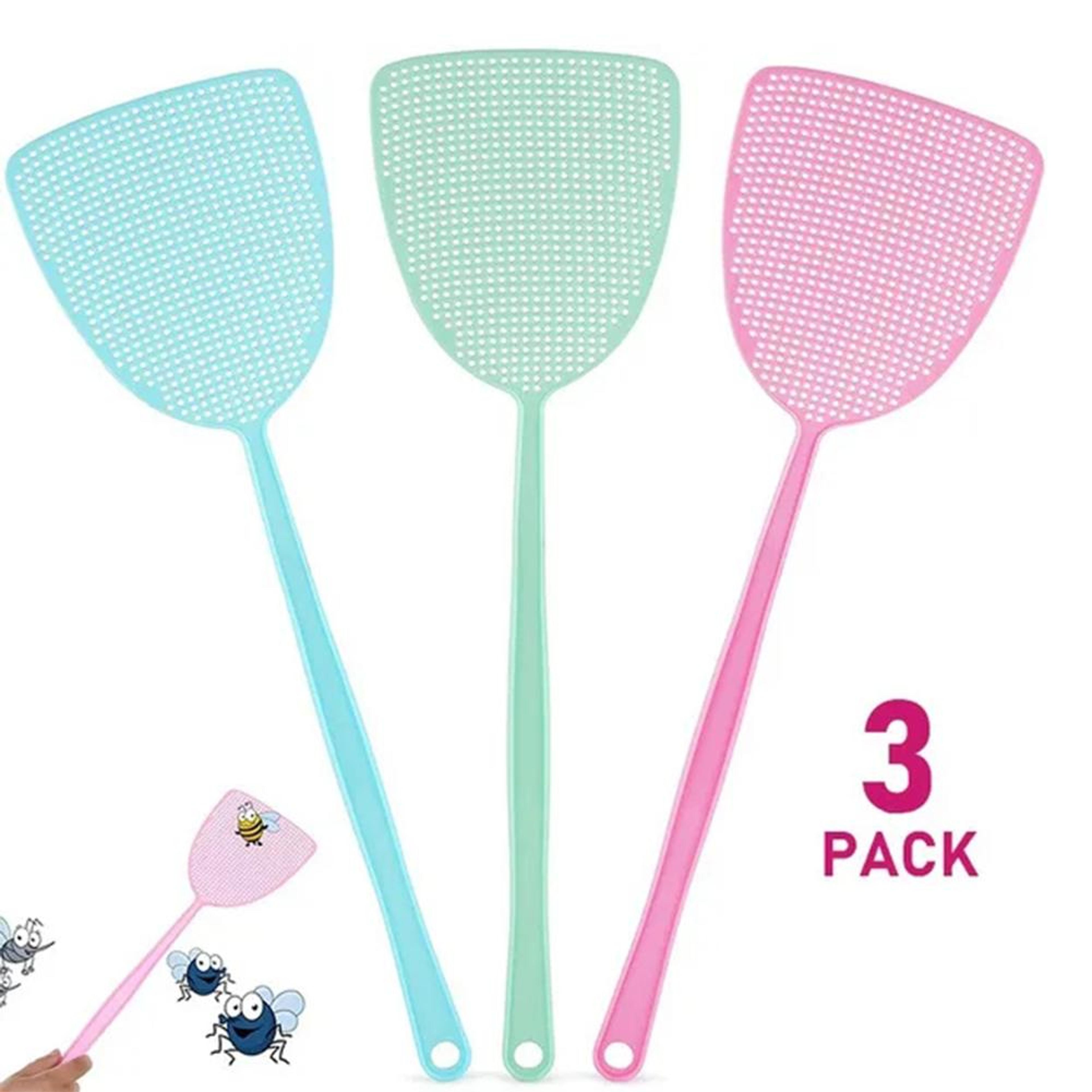 thick plastic fly swatter durable mosquito killer for home & kitchen pest control
