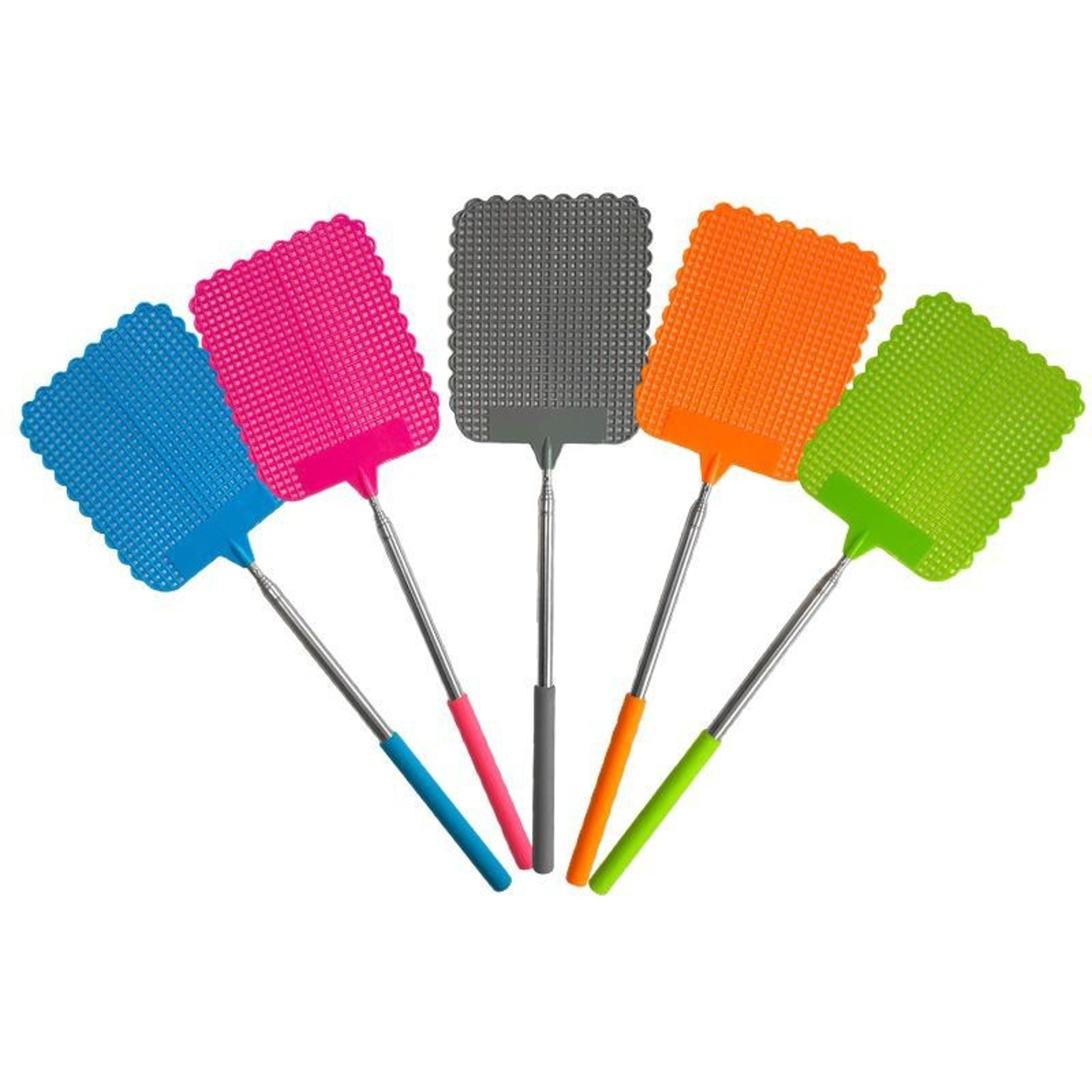 stainless steel fly swatter with long handle