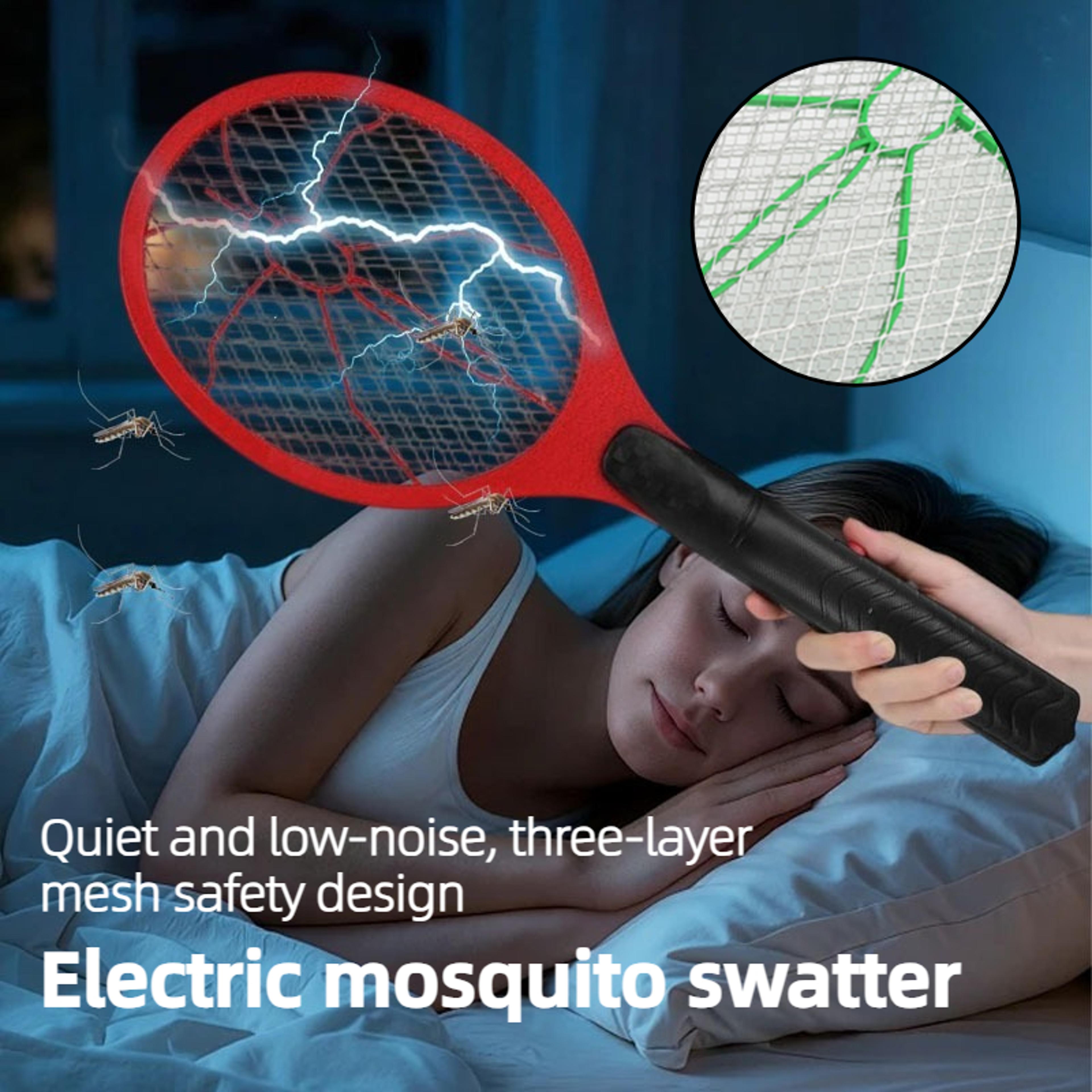 electric mosquito swatter powerful handheld mosquito killer racket