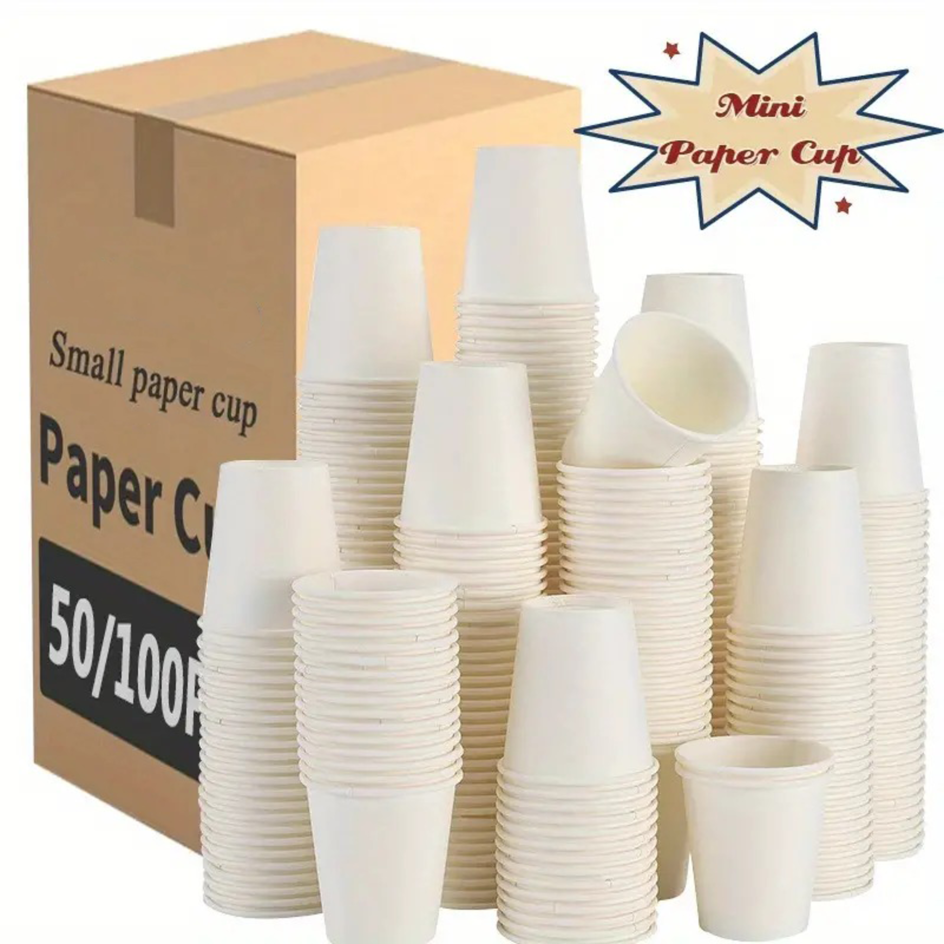 mini paper cups durable disposable tasting cups