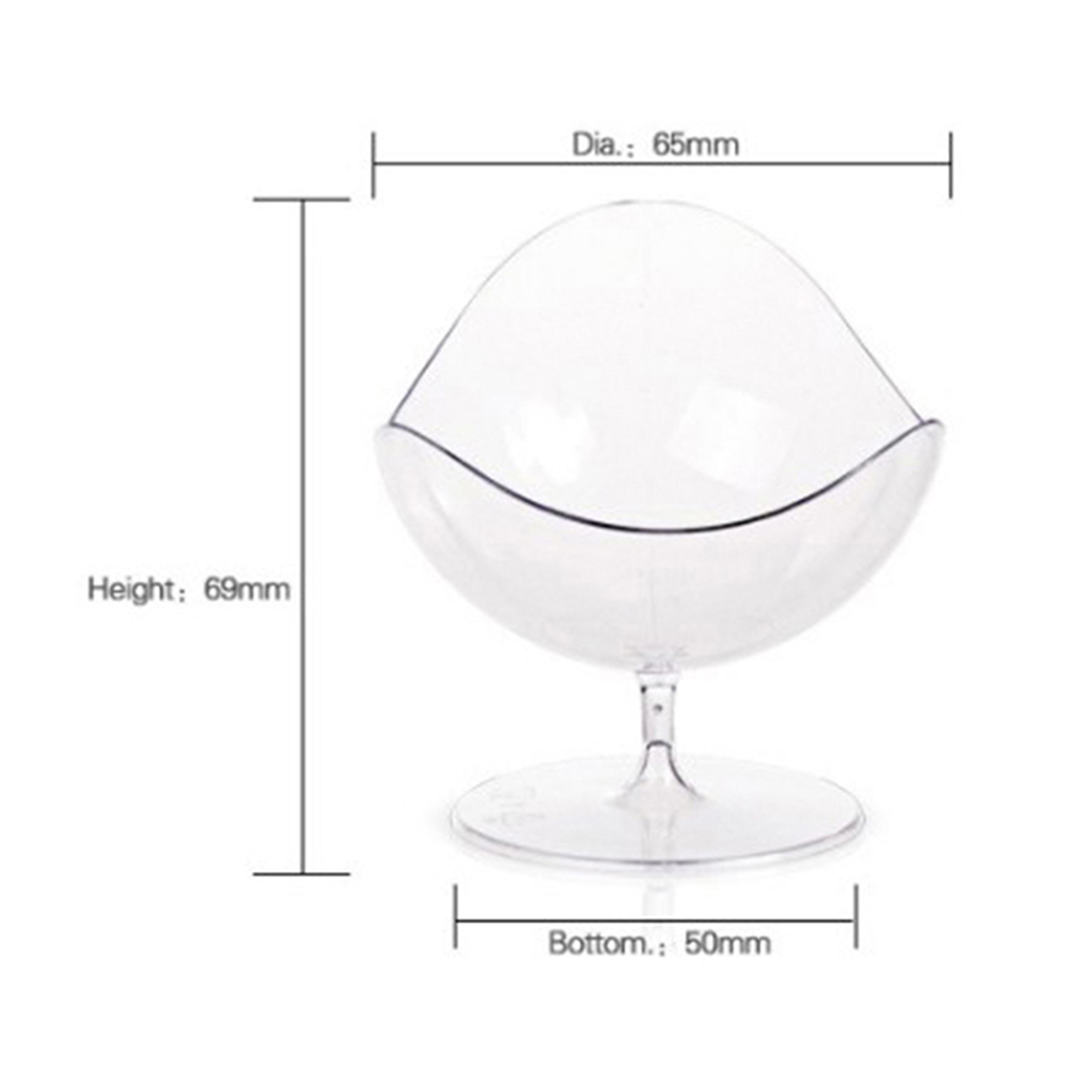 clear disposable dessert cups for parties weddings mousse ice cream