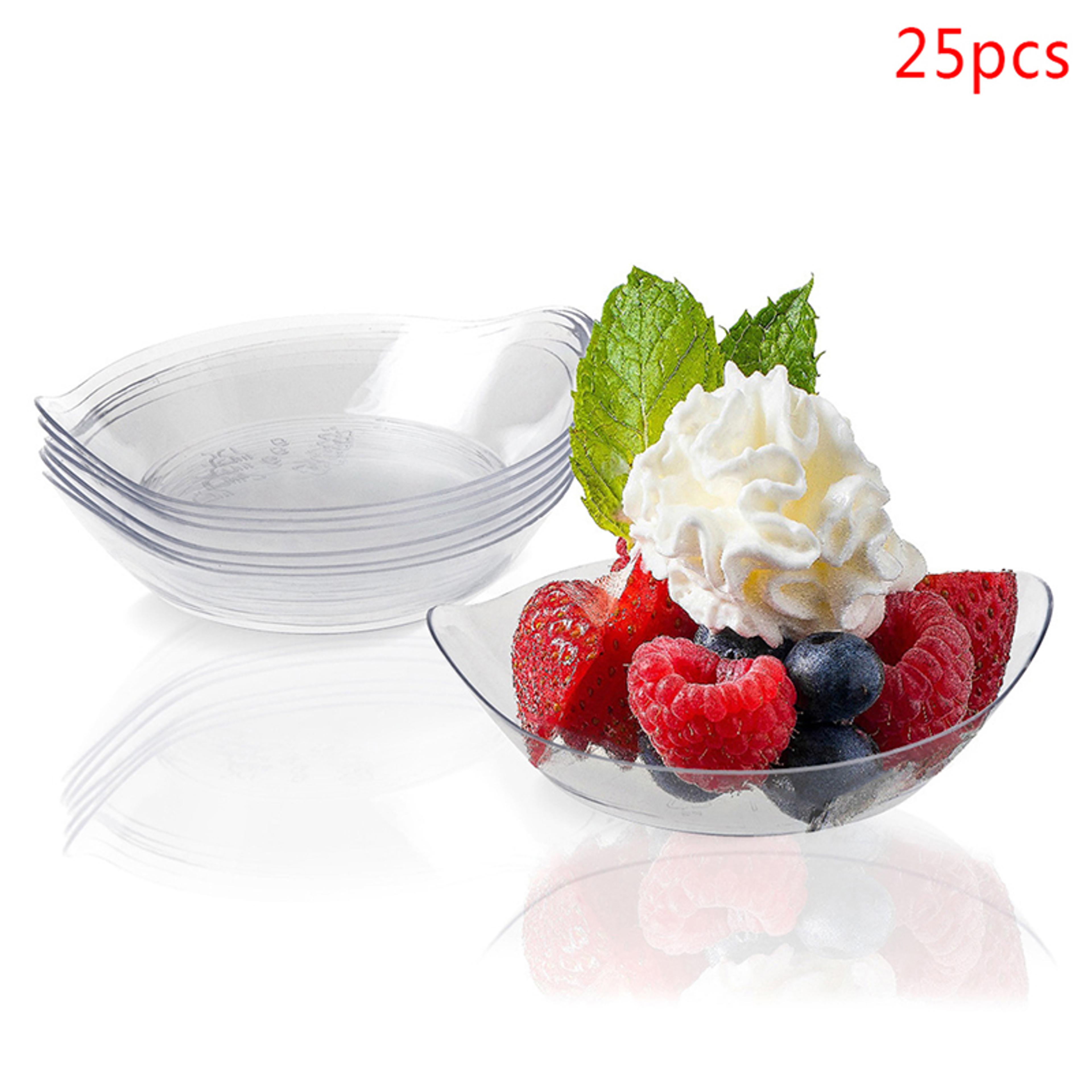 mini dessert cups set for mousse, yogurt, ice cream & party treats