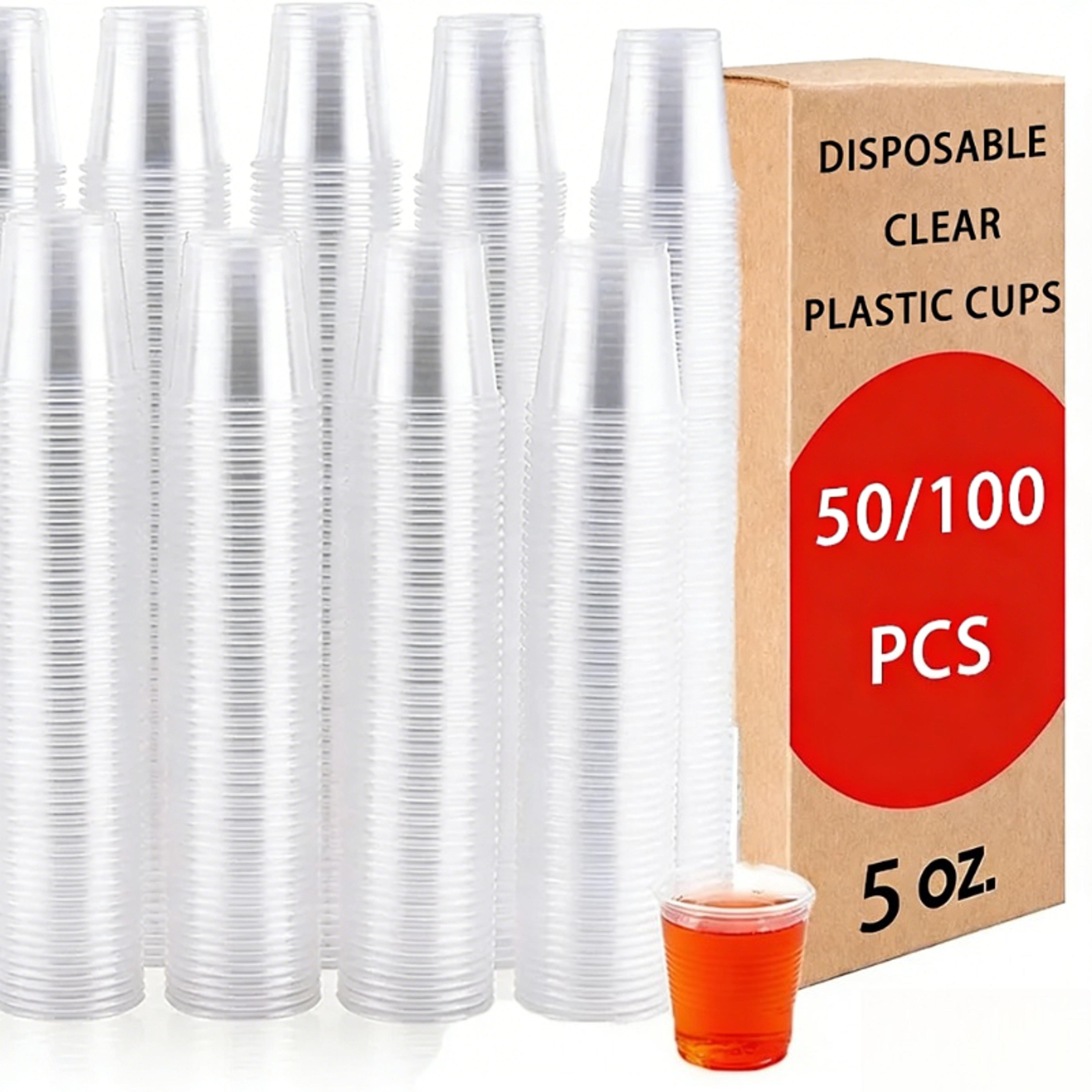 clear disposable plastic cups bulk pack for parties, espresso, and catering