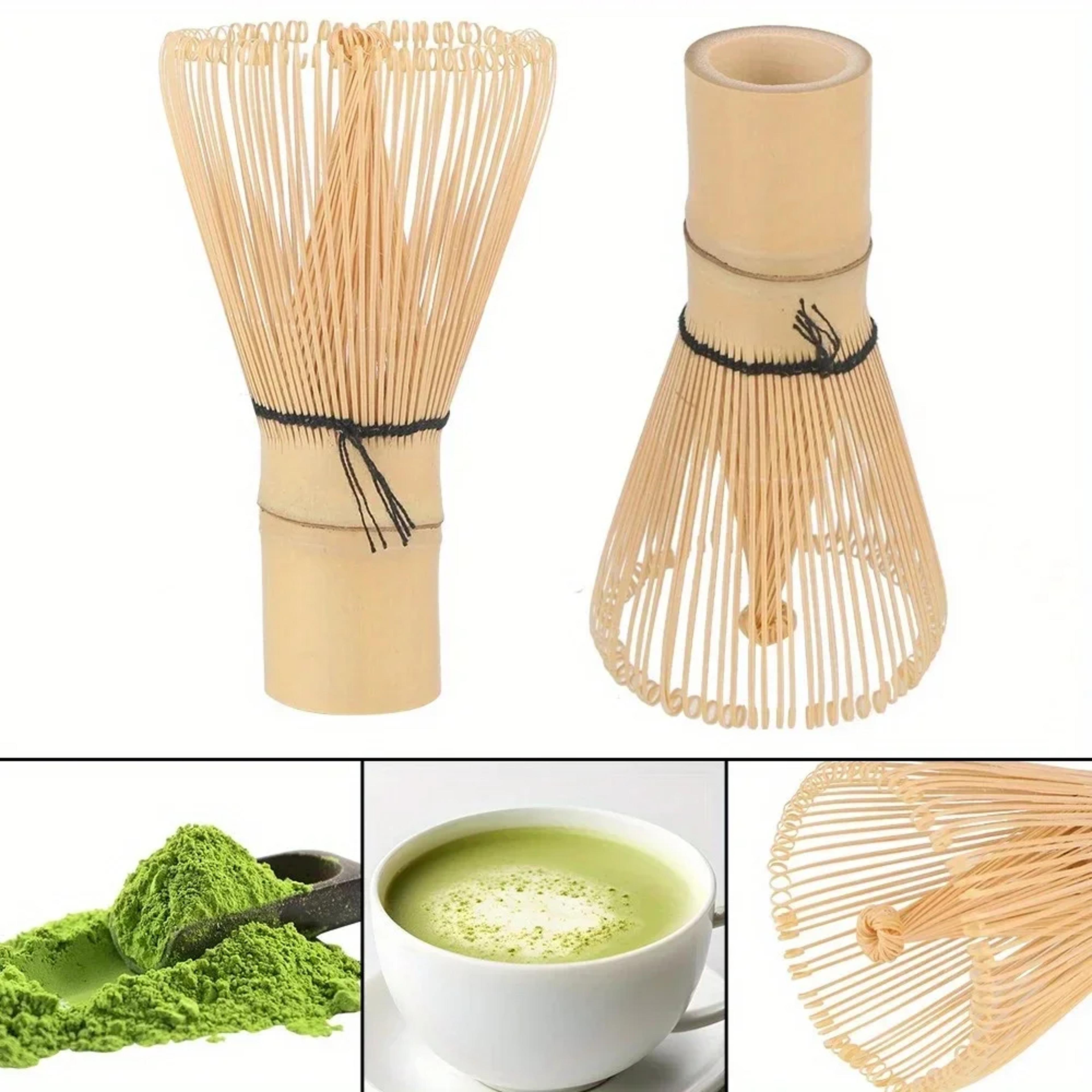 bamboo matcha whisk japanese tea tool chasen for frothy green tea preparation