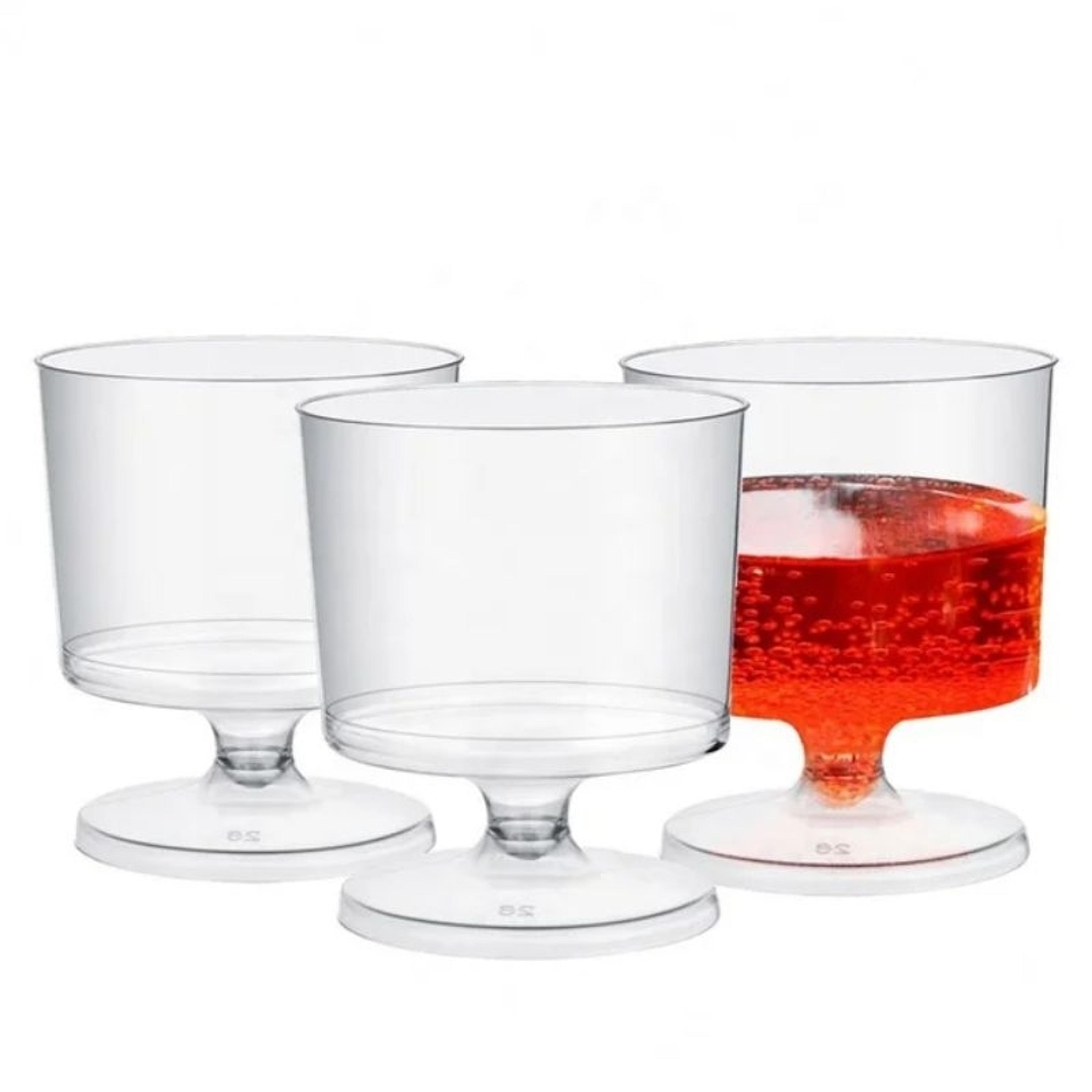 clear disposable party dessert cups transparent plastic jelly & mini treat containers