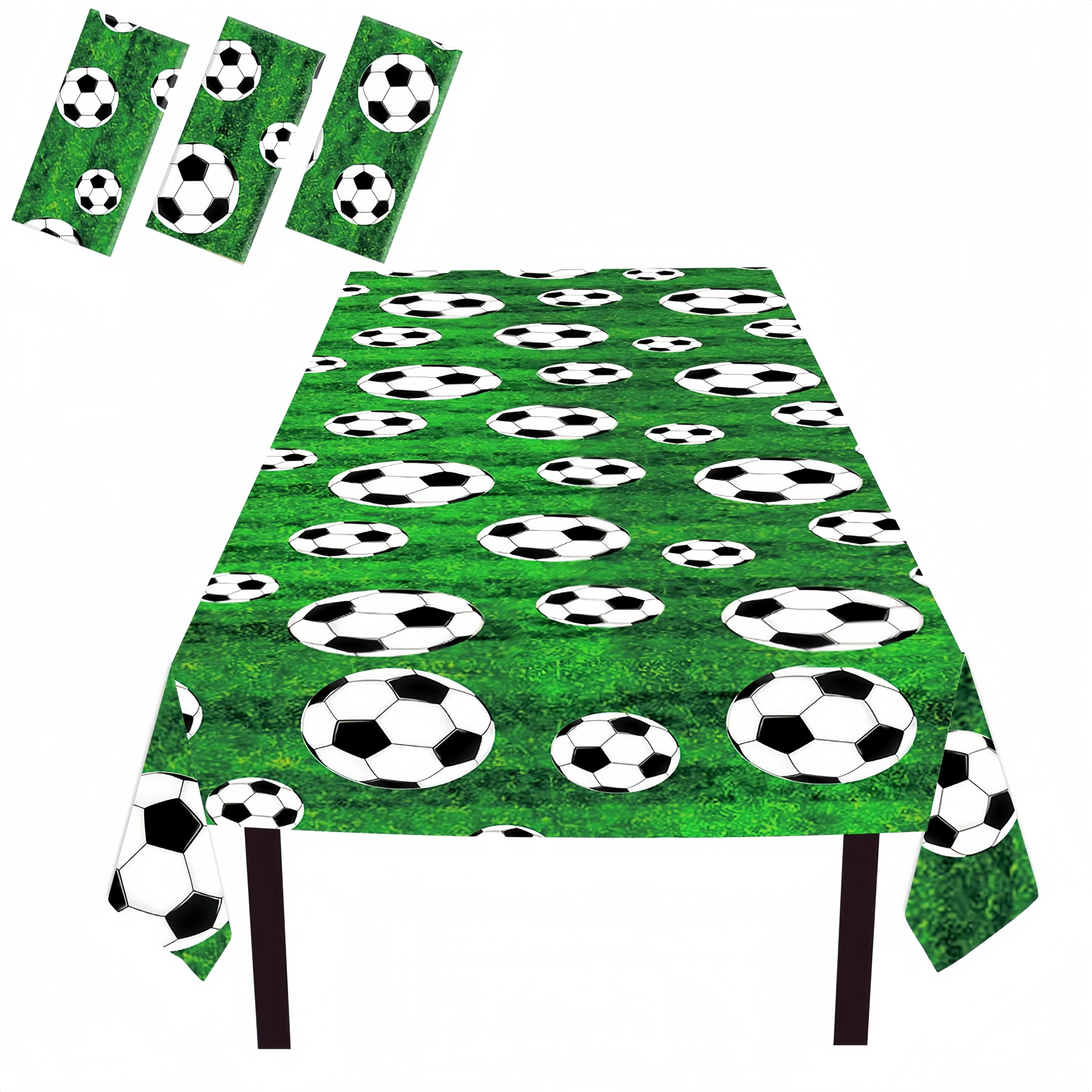 premium soccer party tablecloth world cup football themed table cover