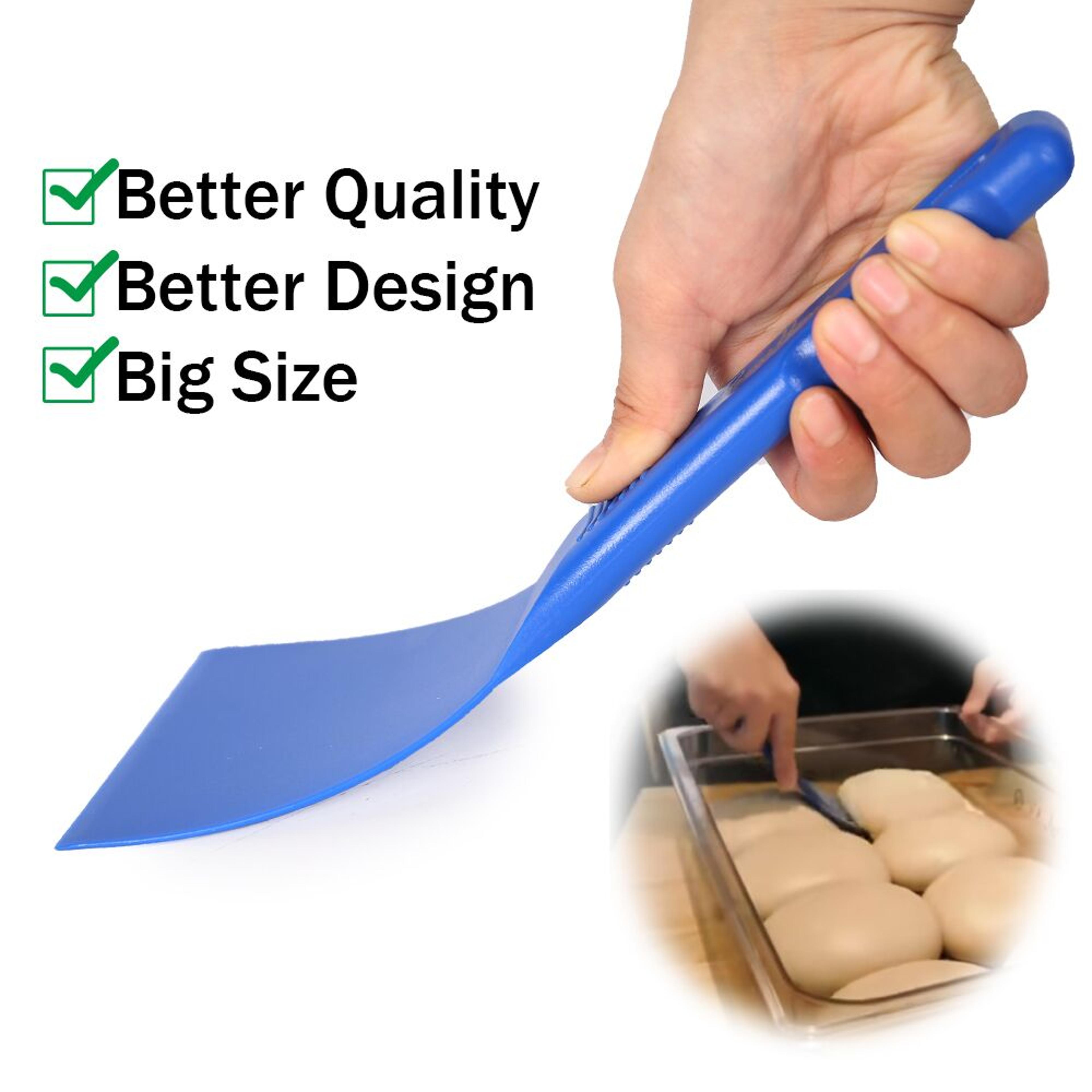 professional food grade flexible dough scraper non stick silicone baking spatula