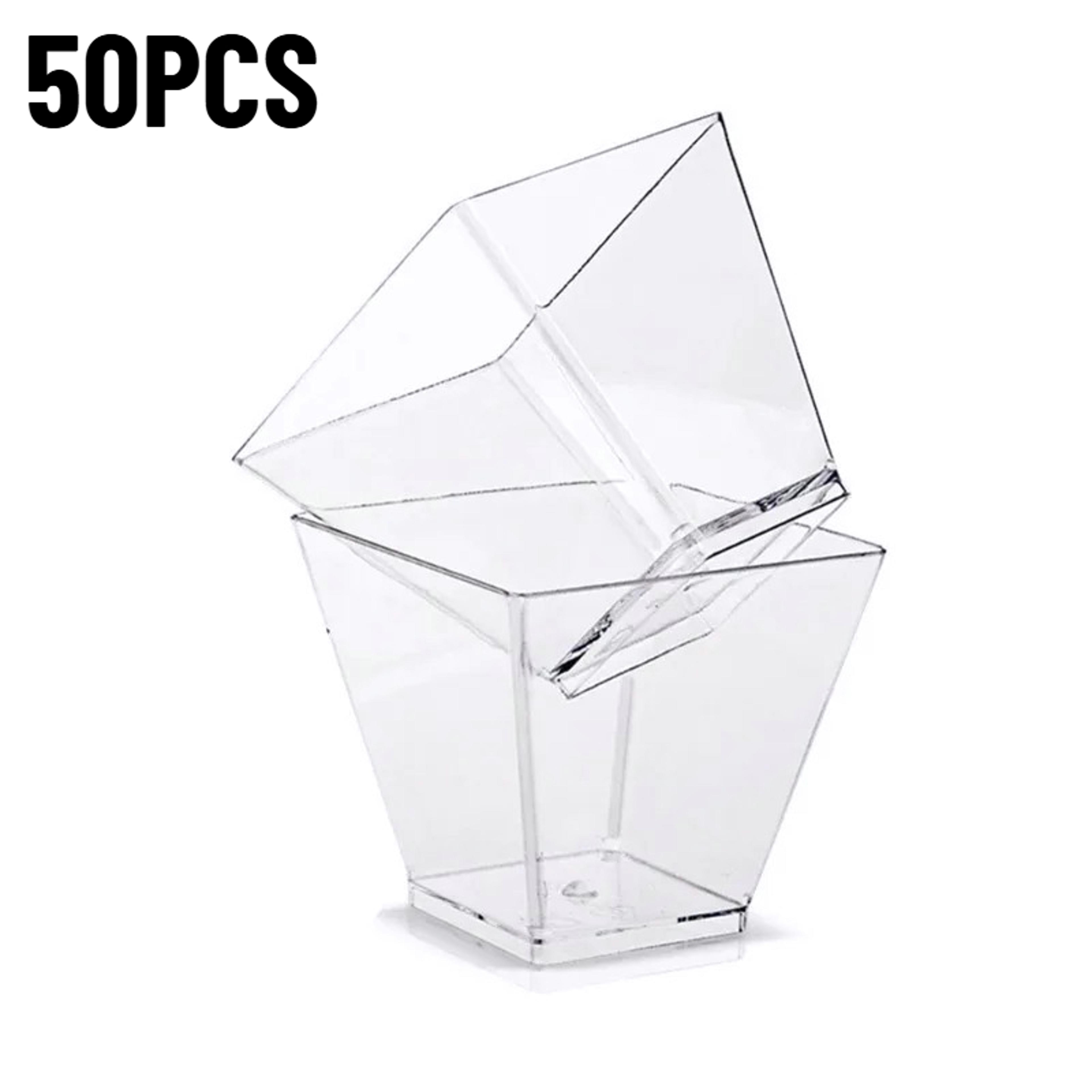 premium clear mini dessert cups disposable party & food serving cups