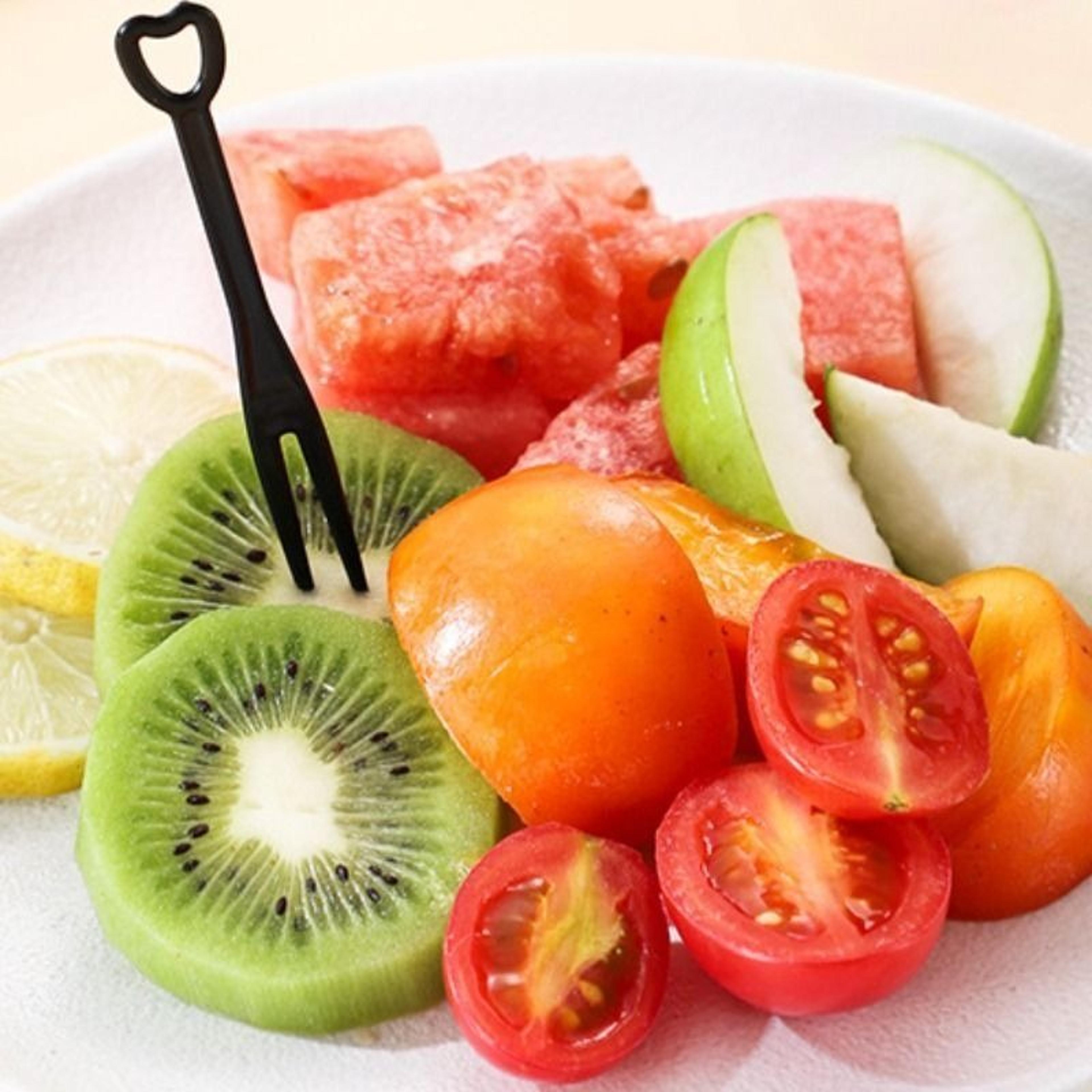 mini disposable fruit & cake forks premium party tableware & appetizer picks