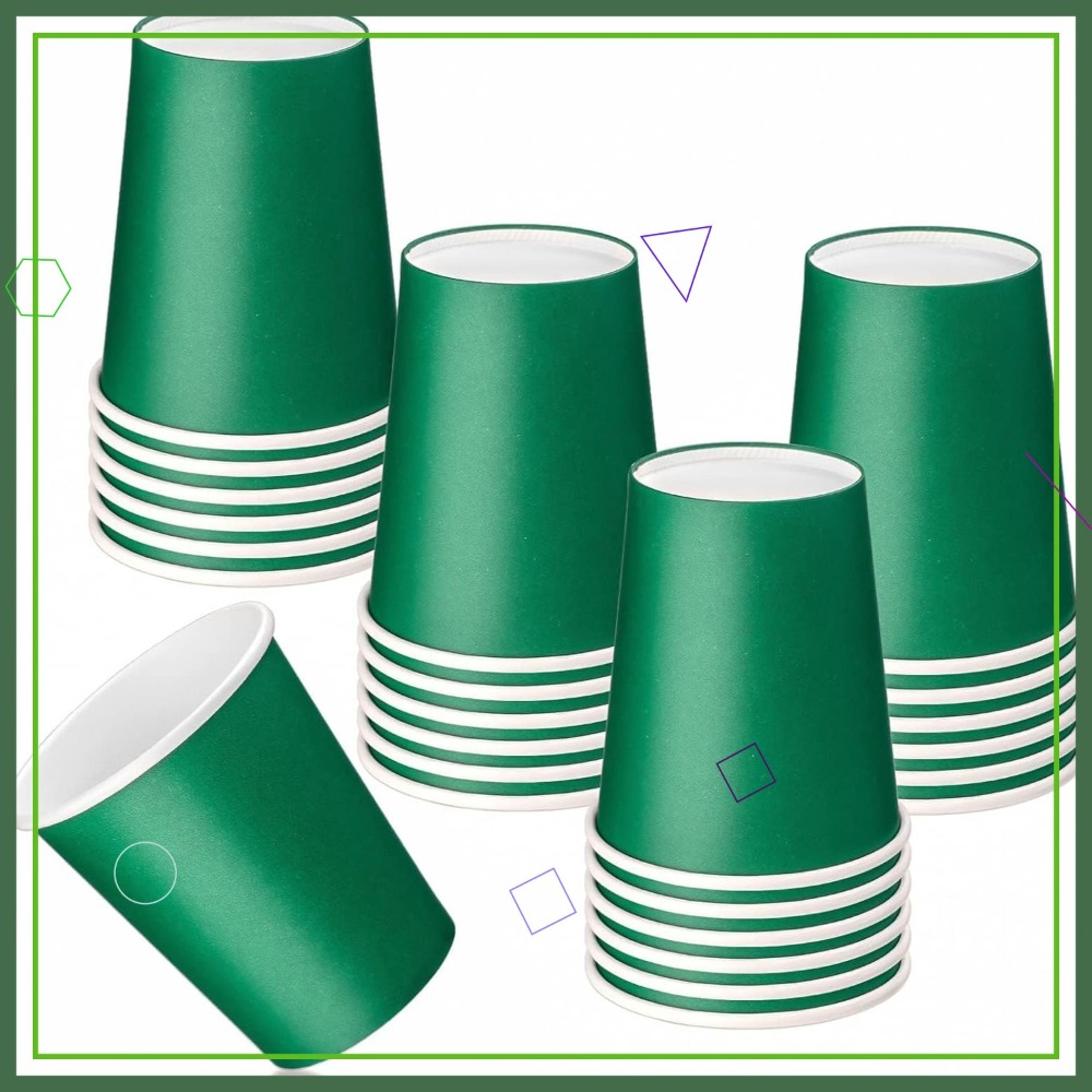 premium recyclable disposable paper coffee cups for home, office & coffee shop