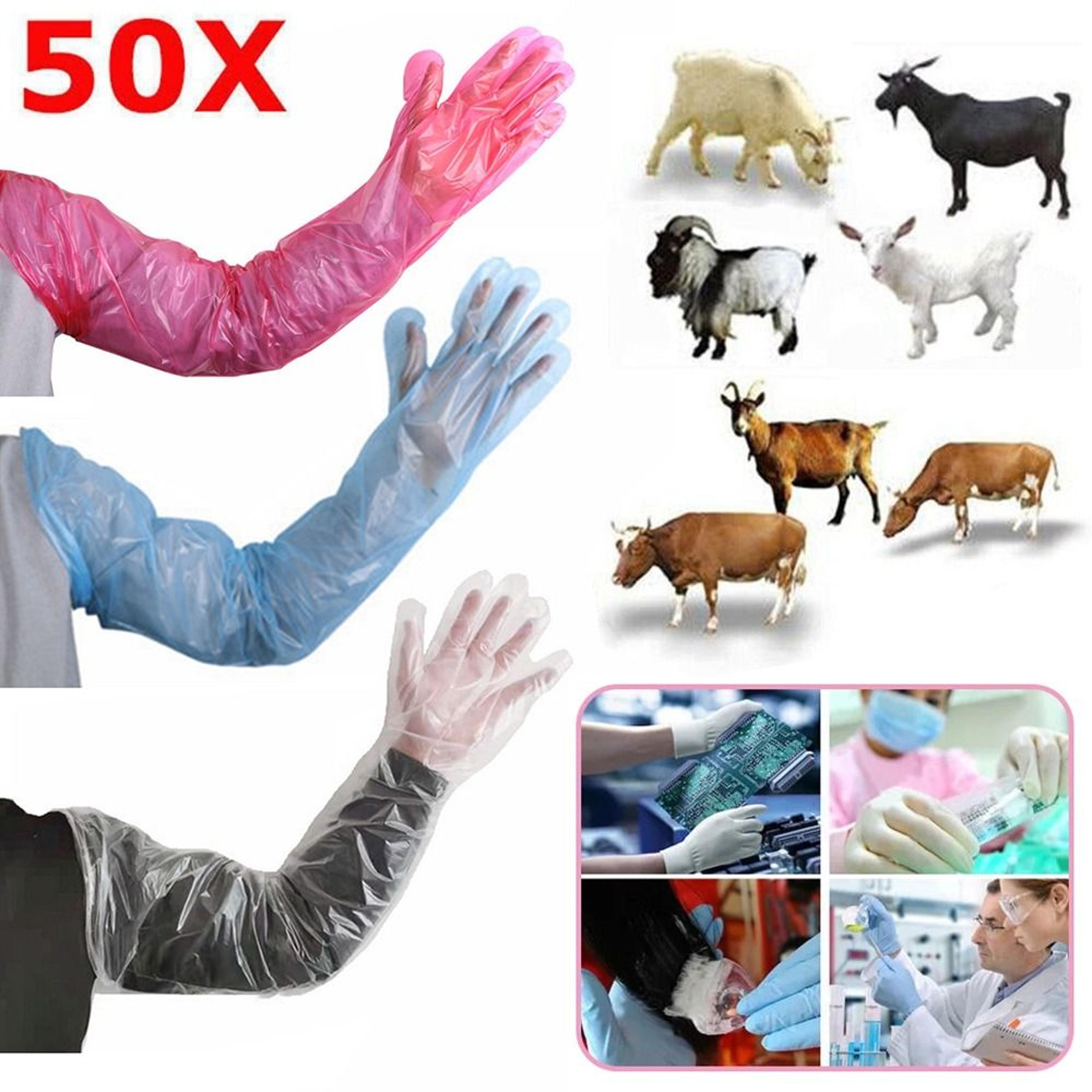 professional long arm veterinary gloves farm & cattle insemination gloves
