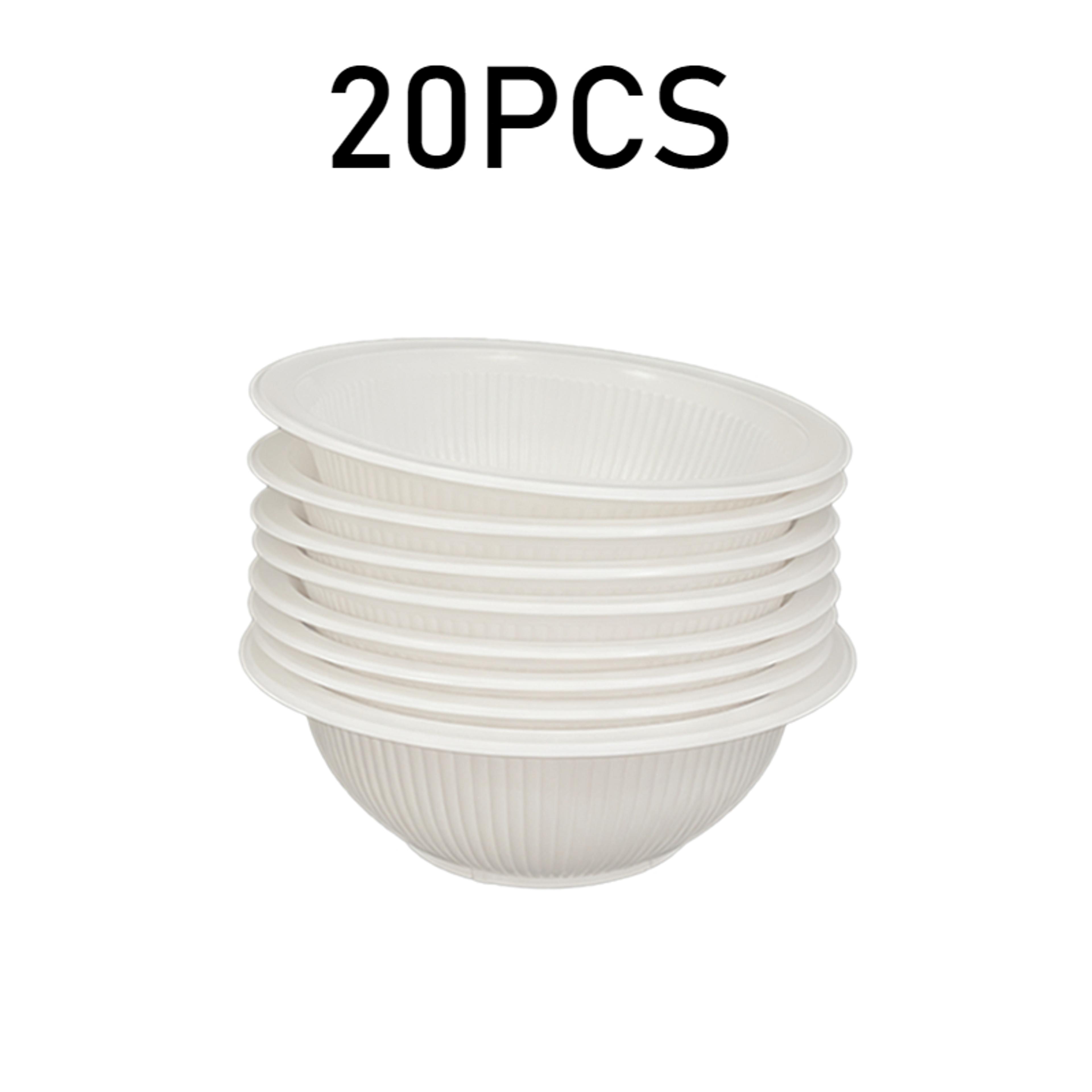 disposable plastic party & picnic bowls sturdy single use serving bowls