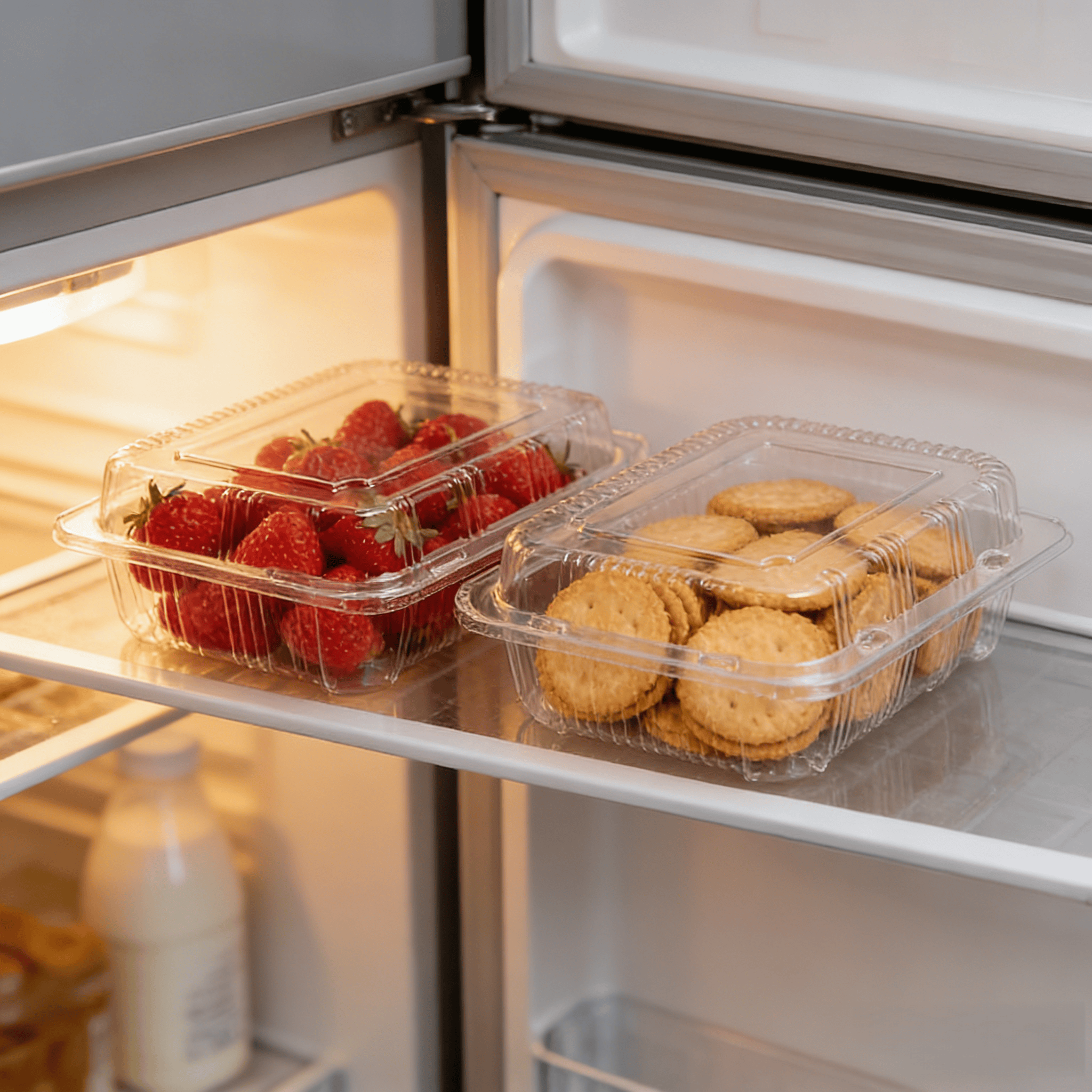 clear disposable pastry boxes airtight cake & dessert storage containers for home & bakery