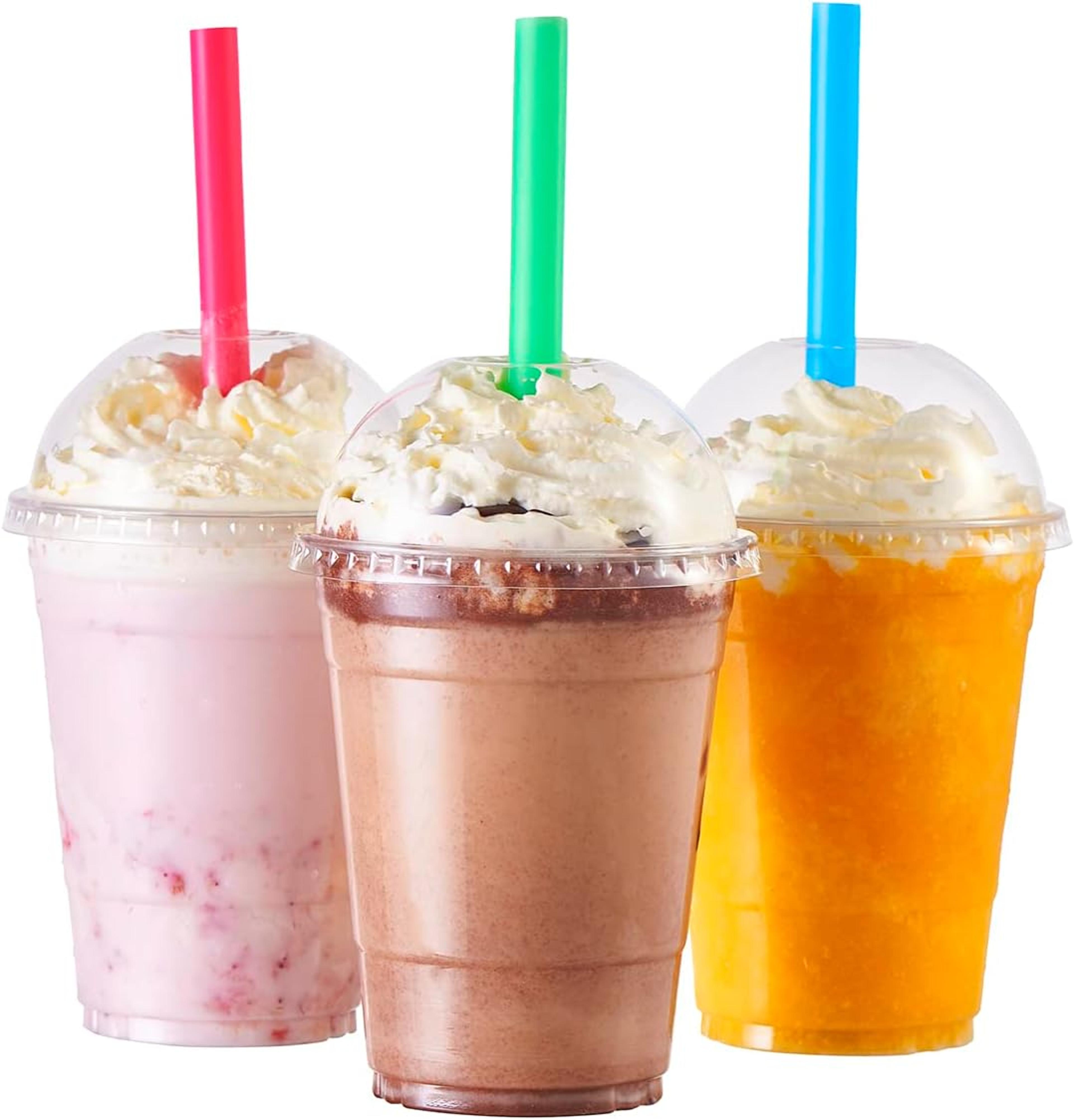 disposable clear cups with dome straw slot lids crystal clear party drinkware