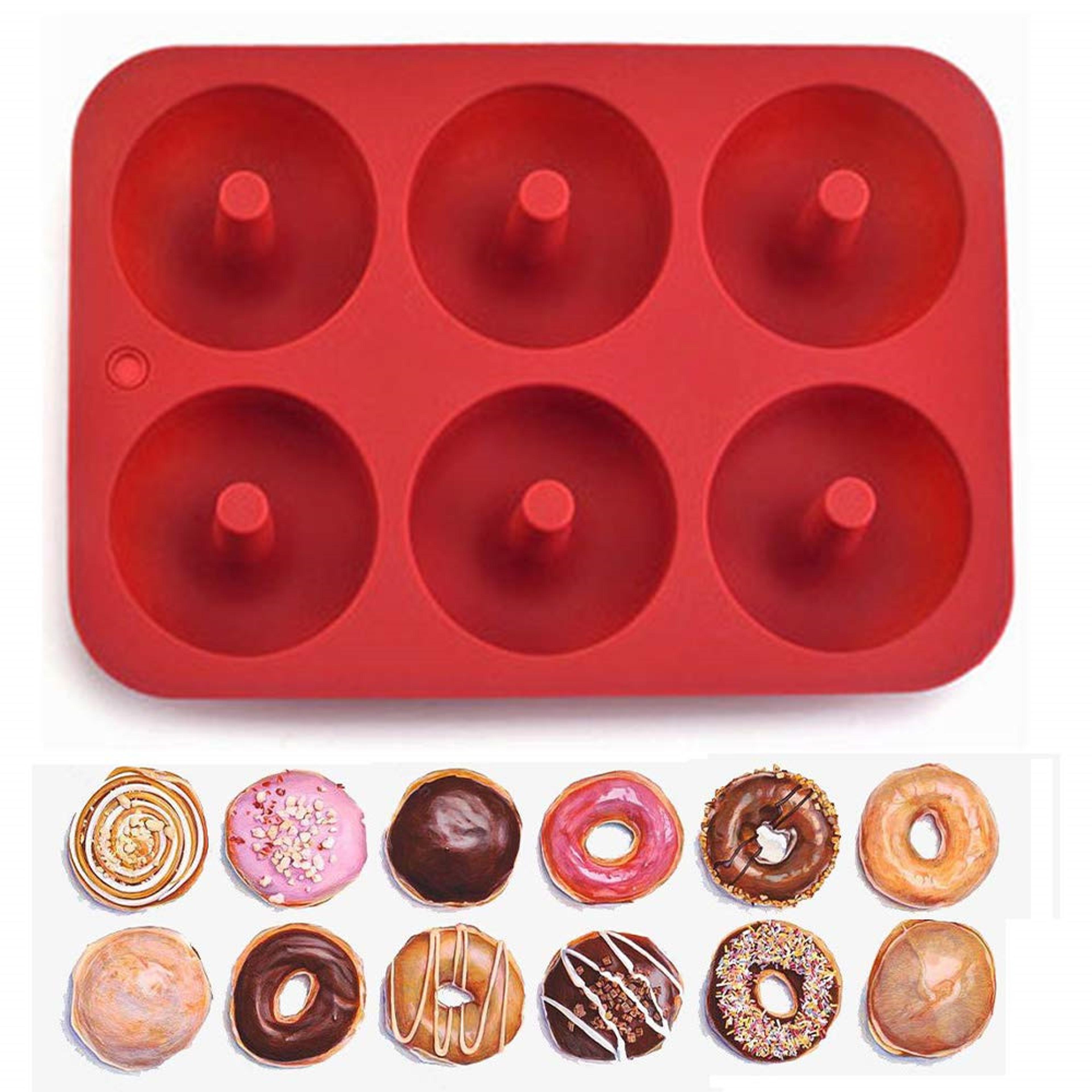 non stick, heat resistant mini cupcake & bagel maker