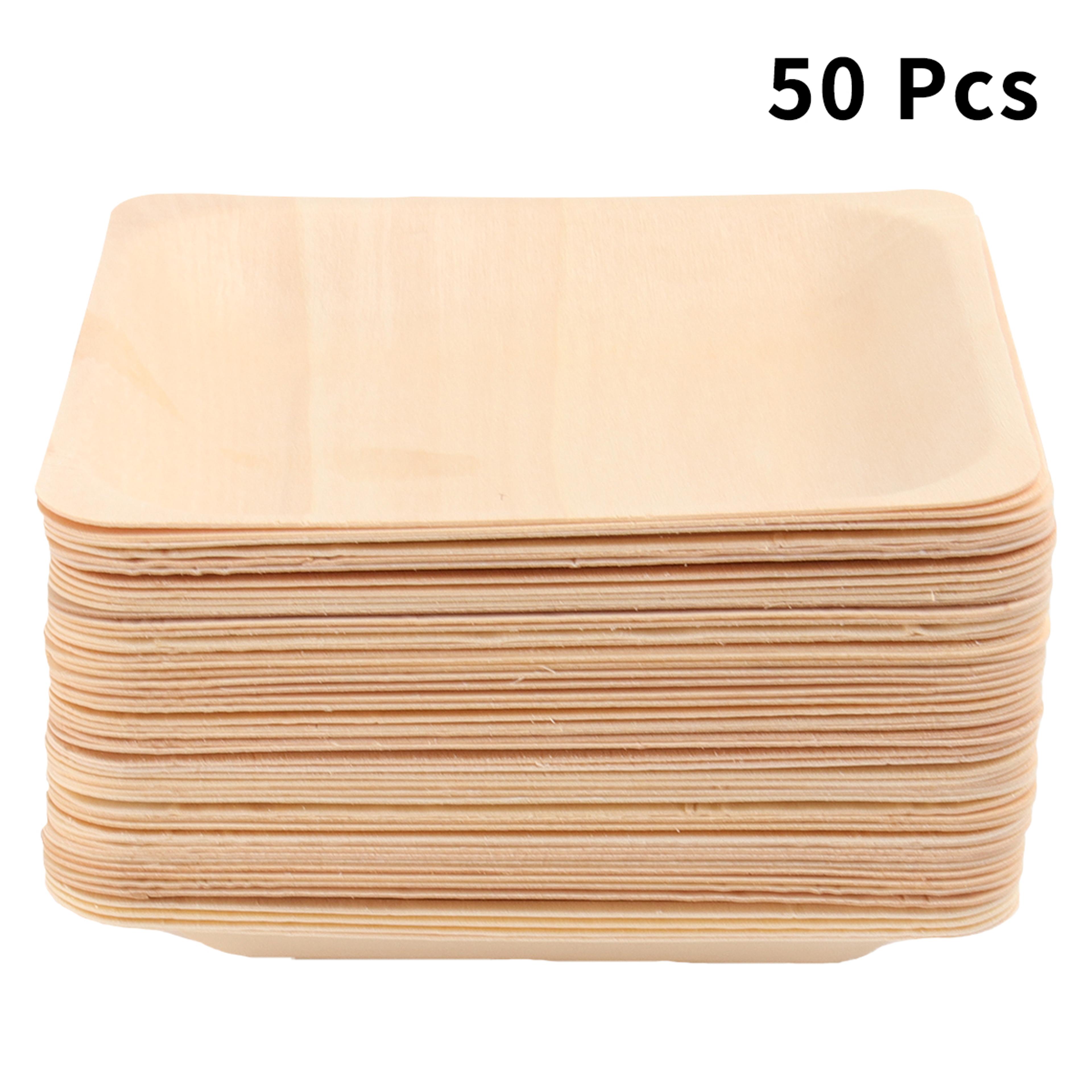 compostable palm leaf plates natural disposable party dinnerware