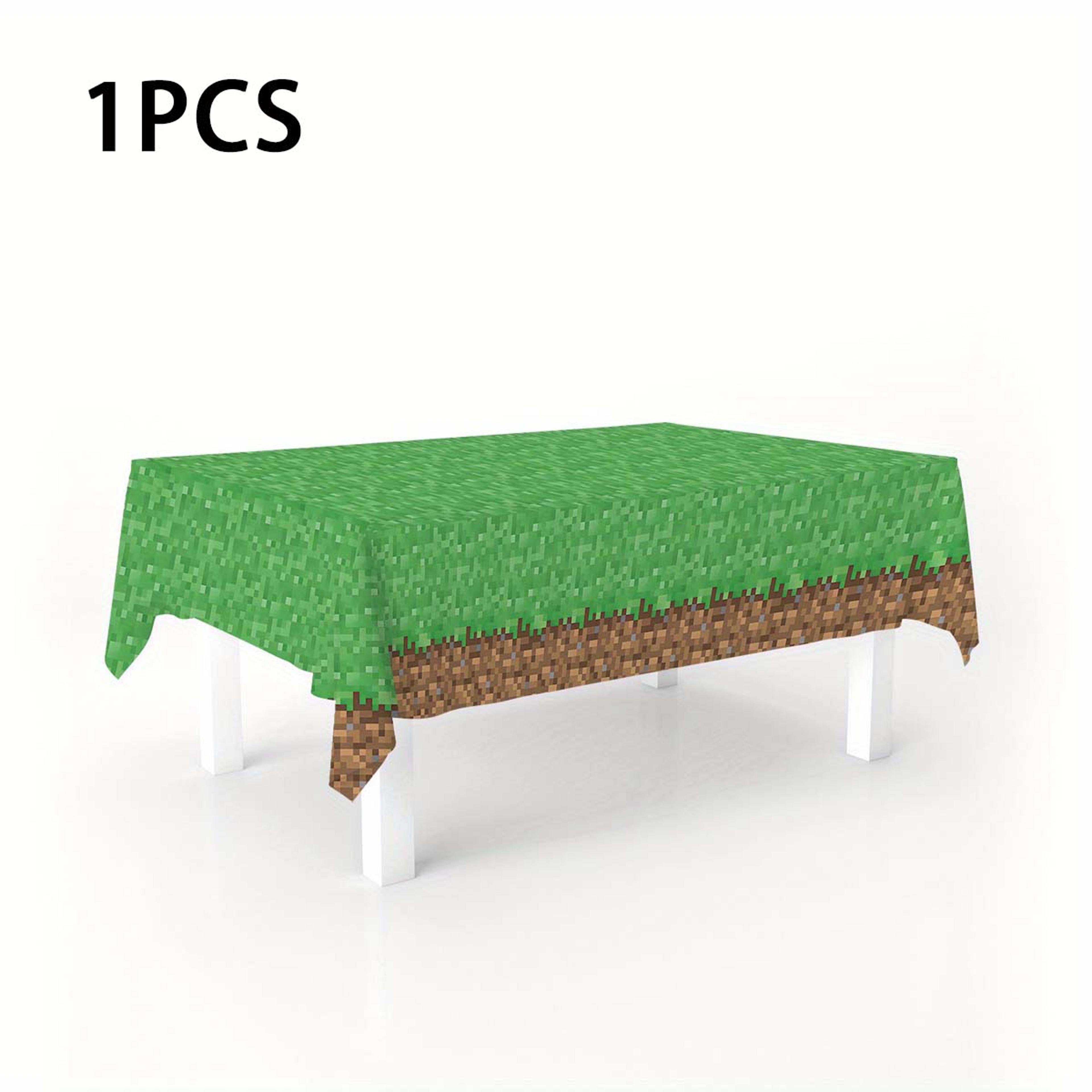 pixel party tablecloth disposable gaming theme party table cover for decorations