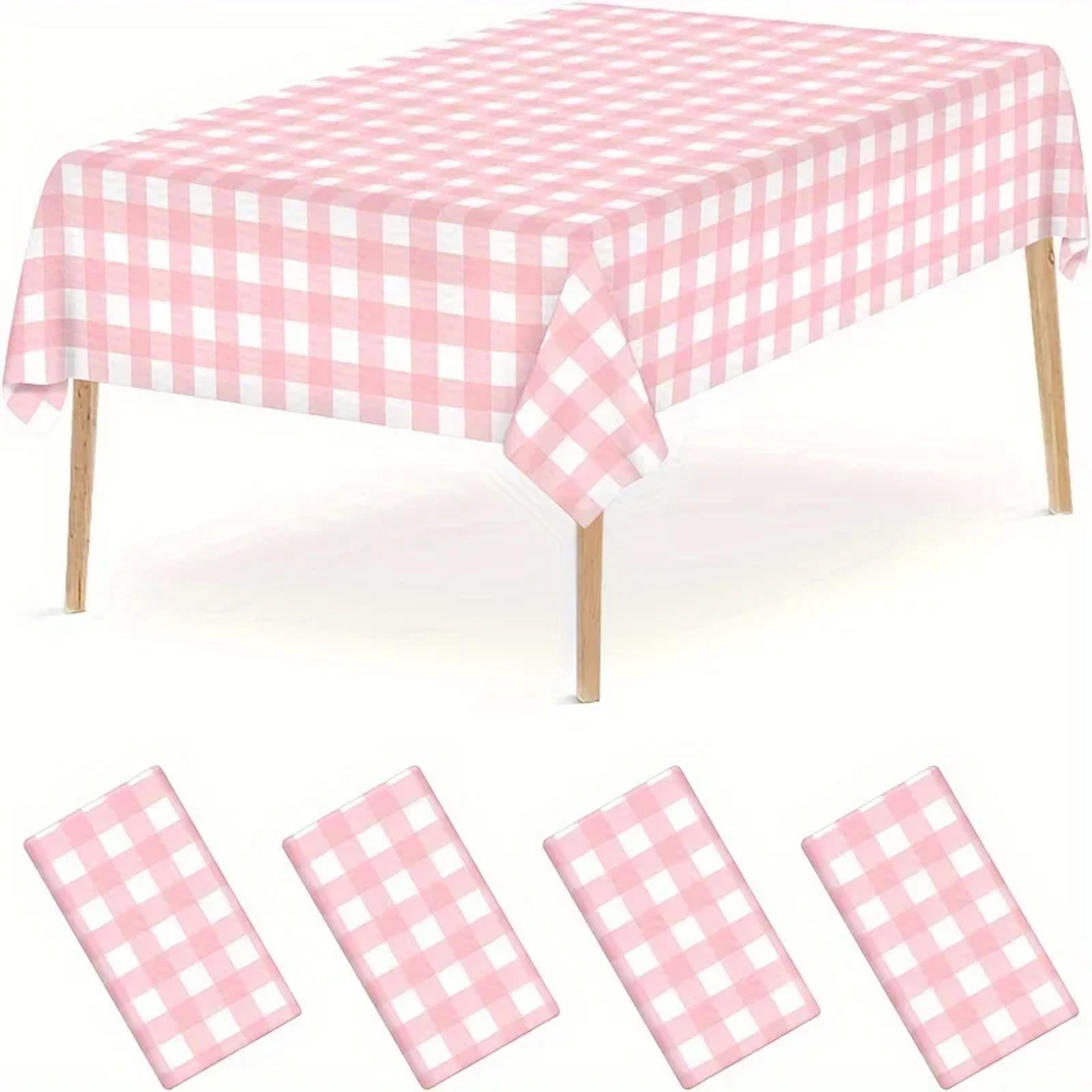 premium waterproof plastic tablecloth disposable table cover for party wedding & dining