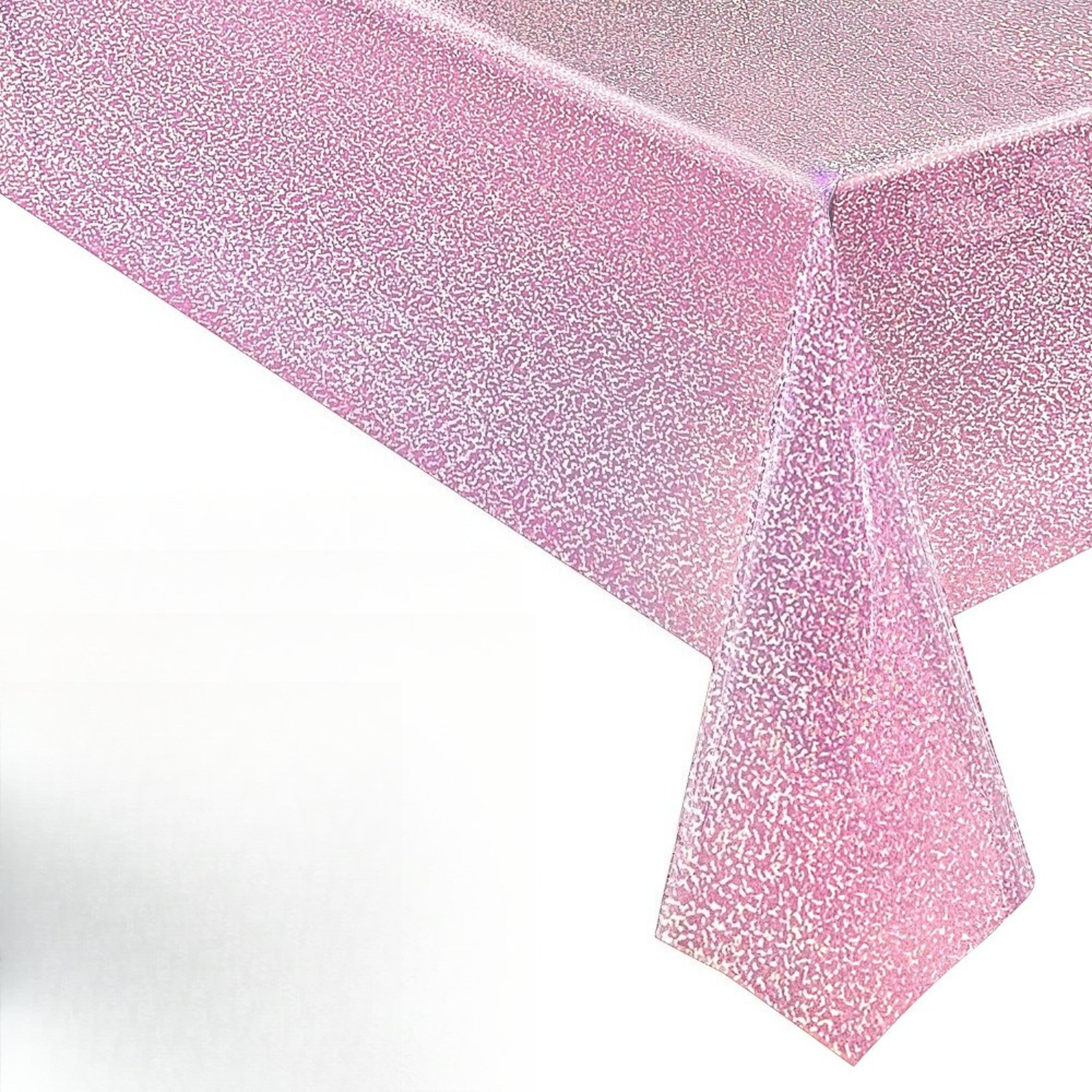 premium pink glitter tablecloth waterproof disposable party table decor