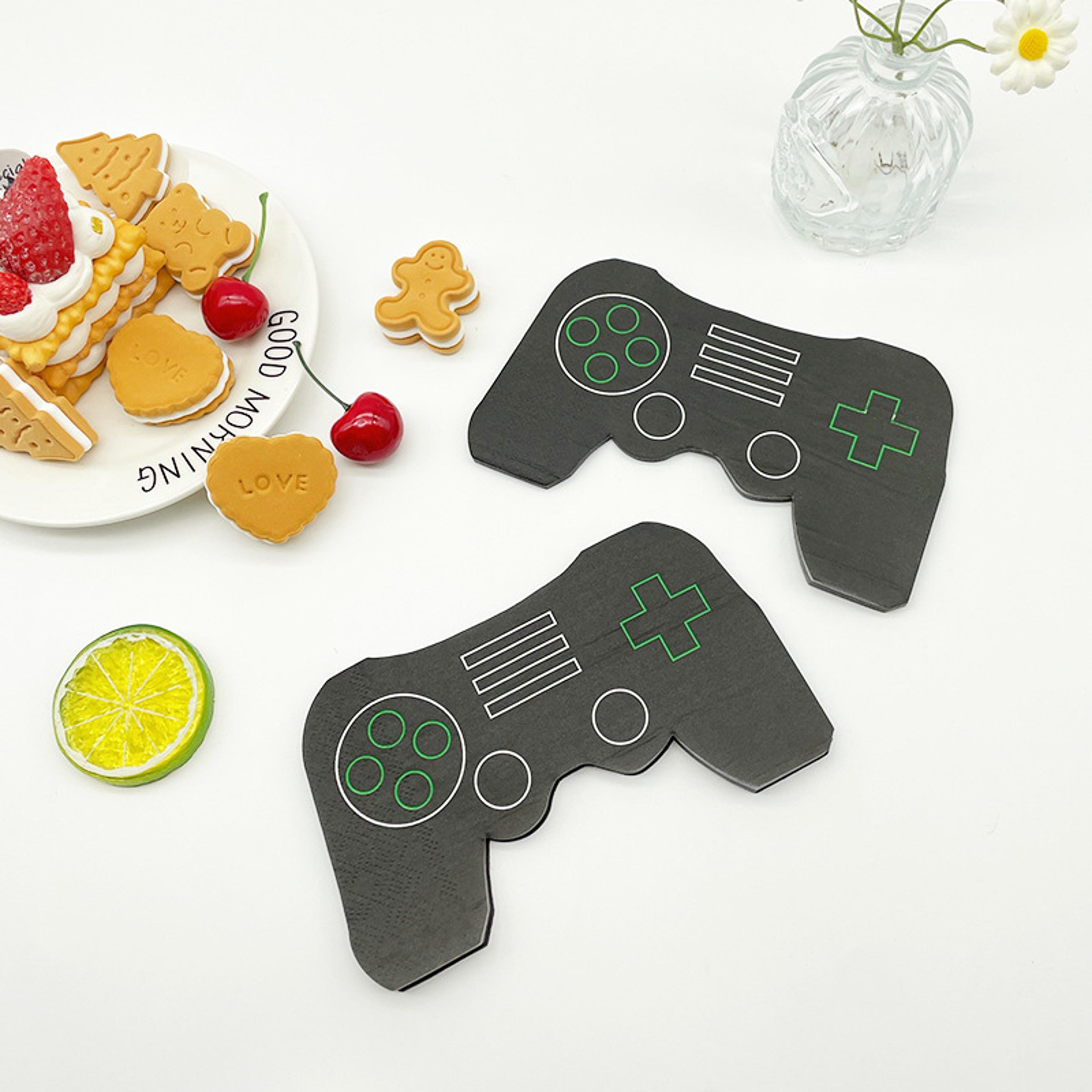 video game party napkins for gaming party supplies & gamer birthday decorations