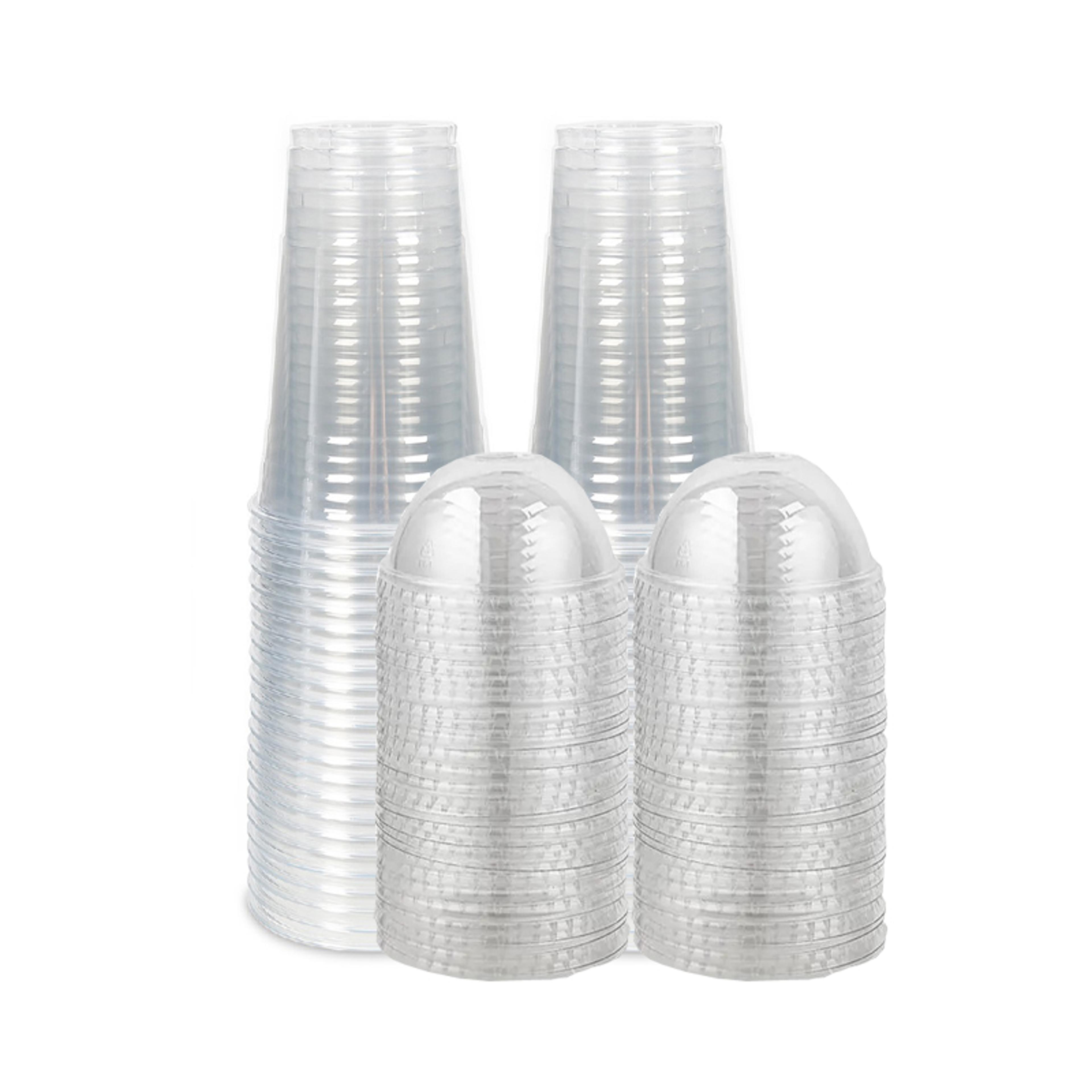 clear cups with lids for smoothies milk tea and cold drinks