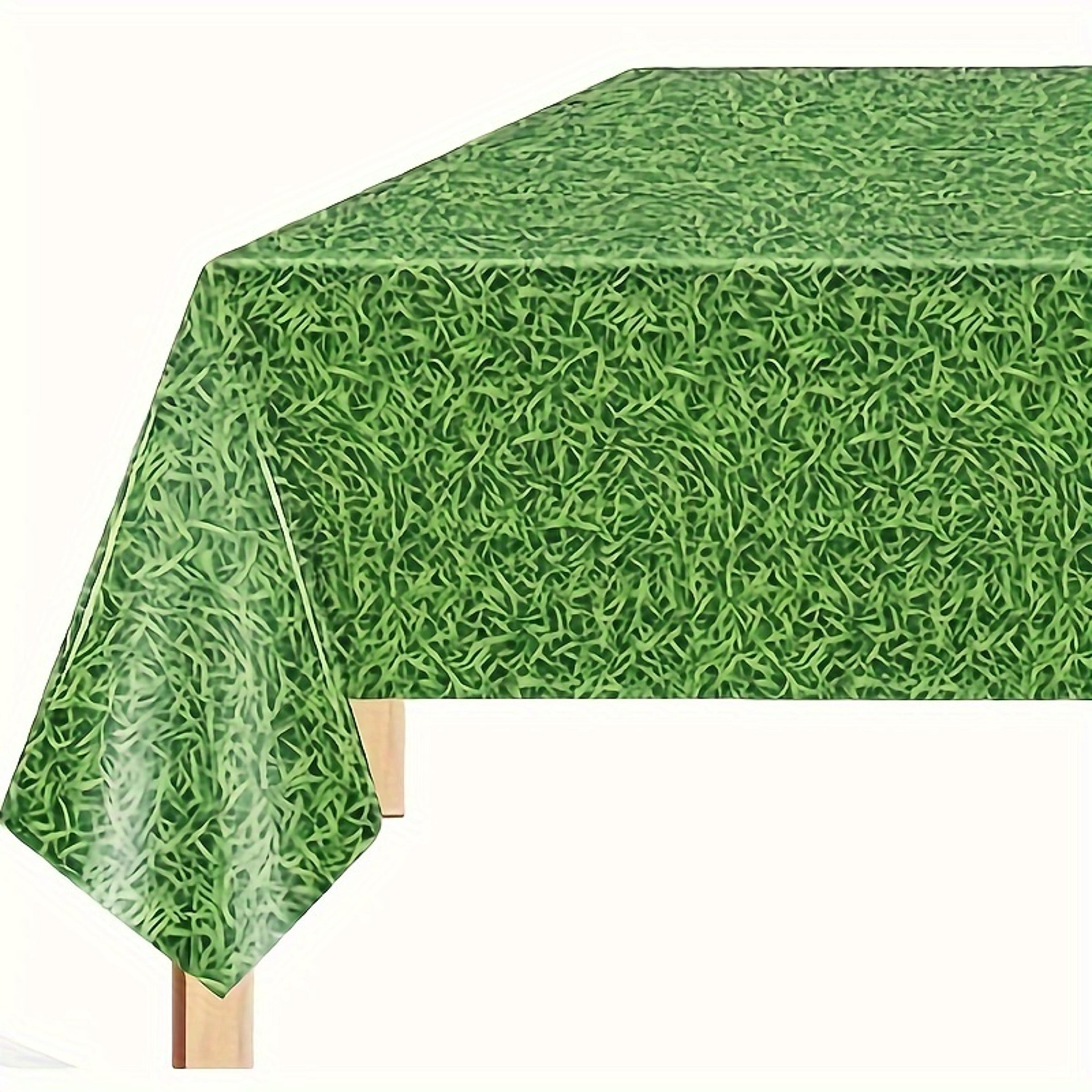 soccer field table cover grass party tablecloth