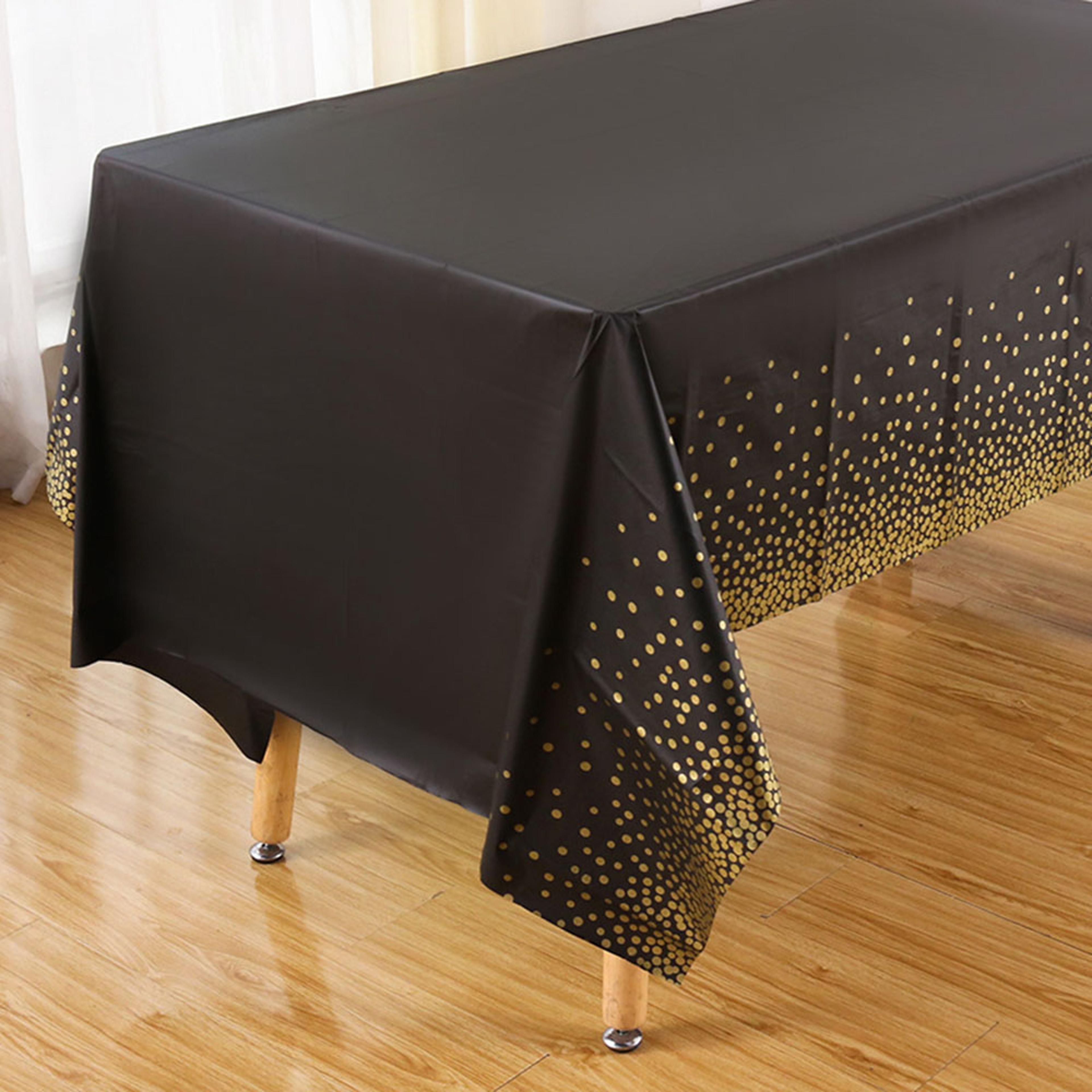 disposable plastic tablecloth for birthday wedding party tables