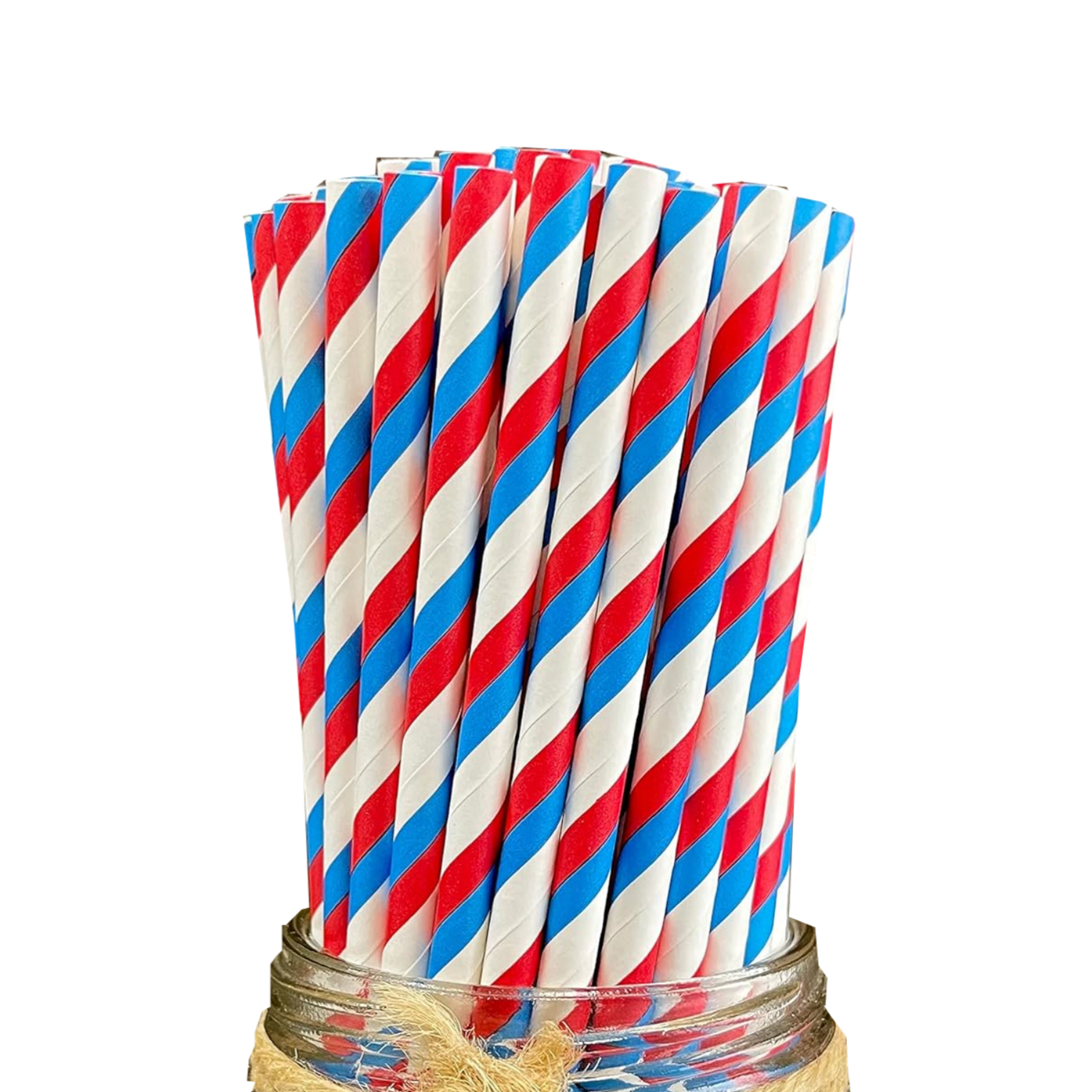 eco friendly disposable paper straws for parties, drinks and dessert decor