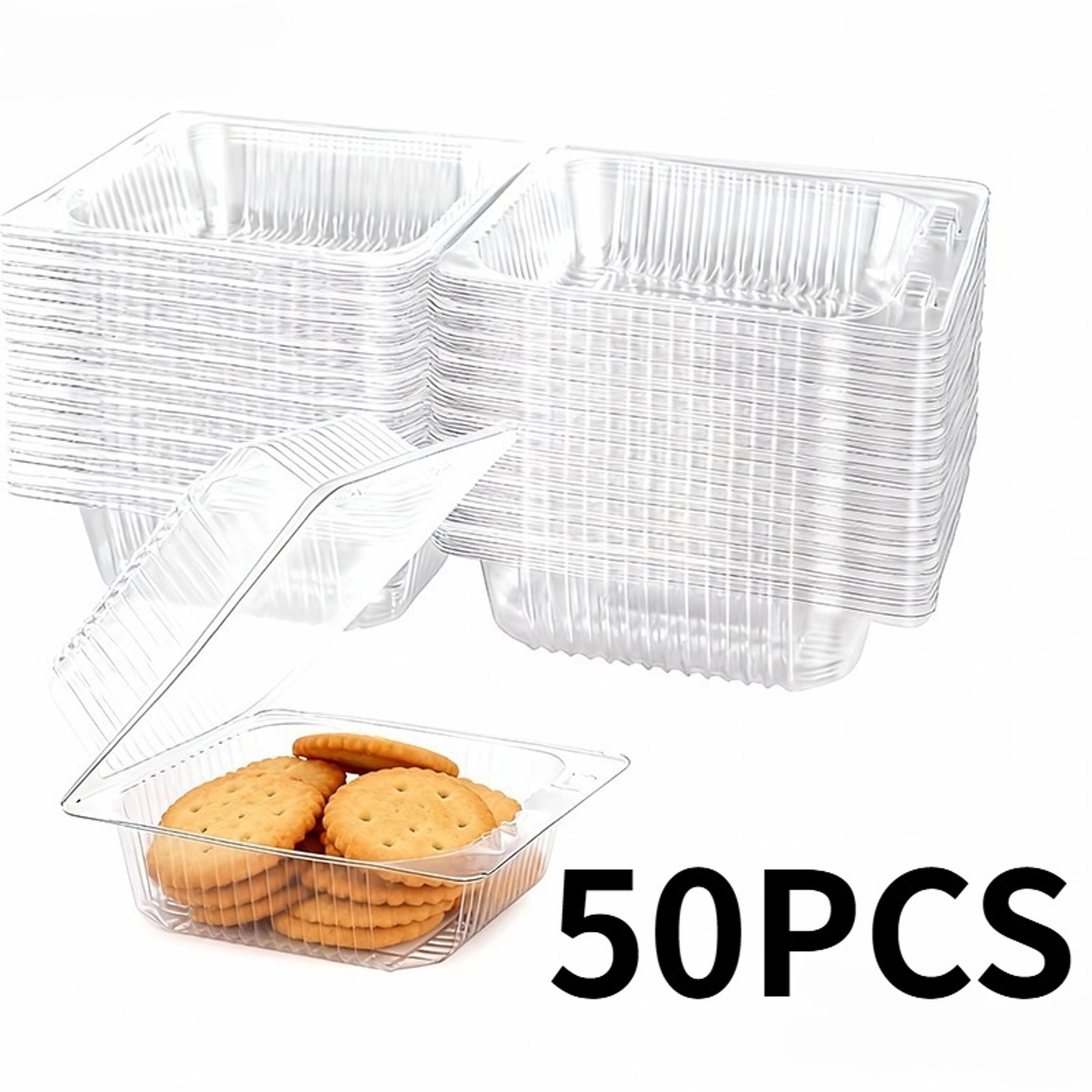 clear plastic disposable cake boxes with lids for cheesecake sandwiches and bakery treats