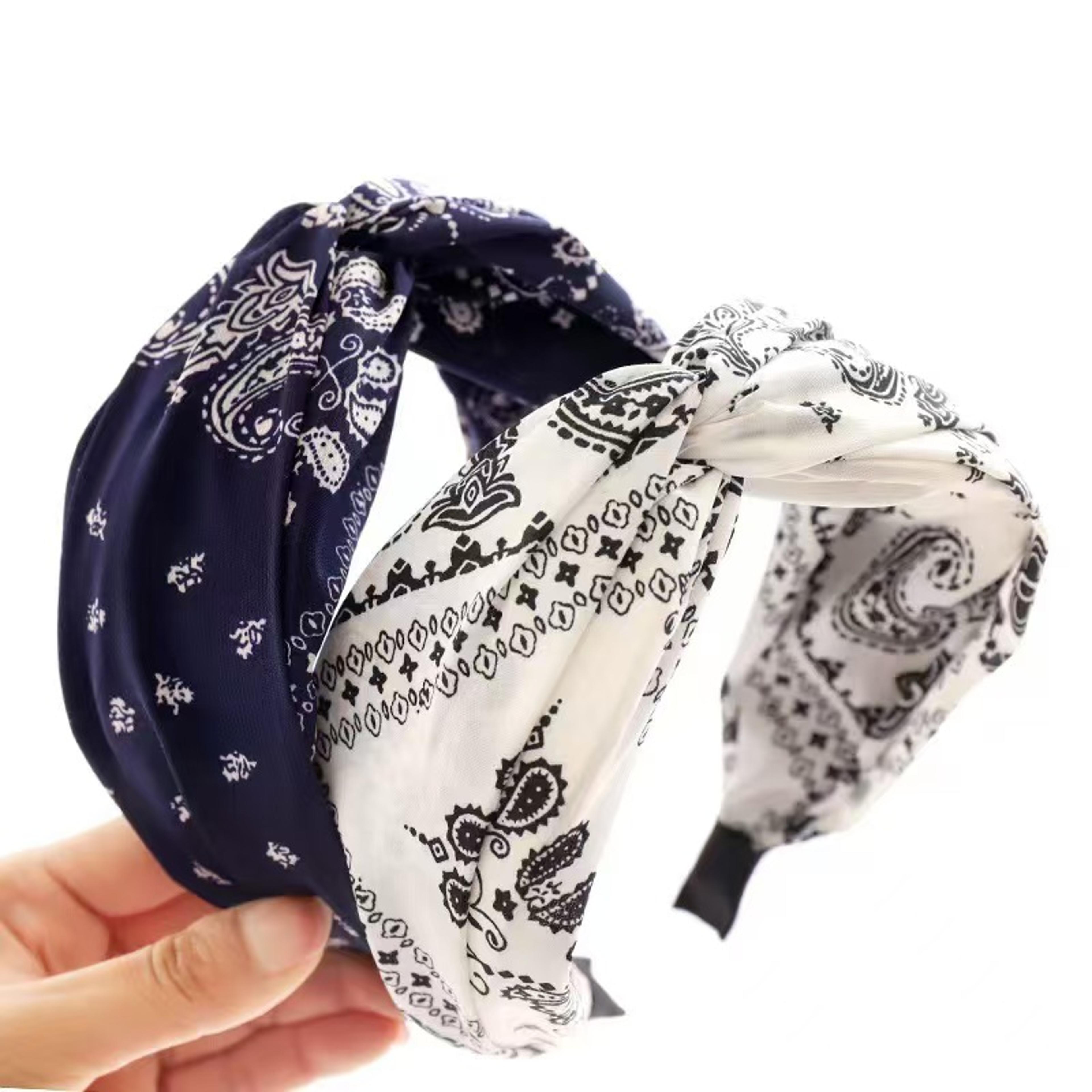wide headband for women gray hair cover hair accessory