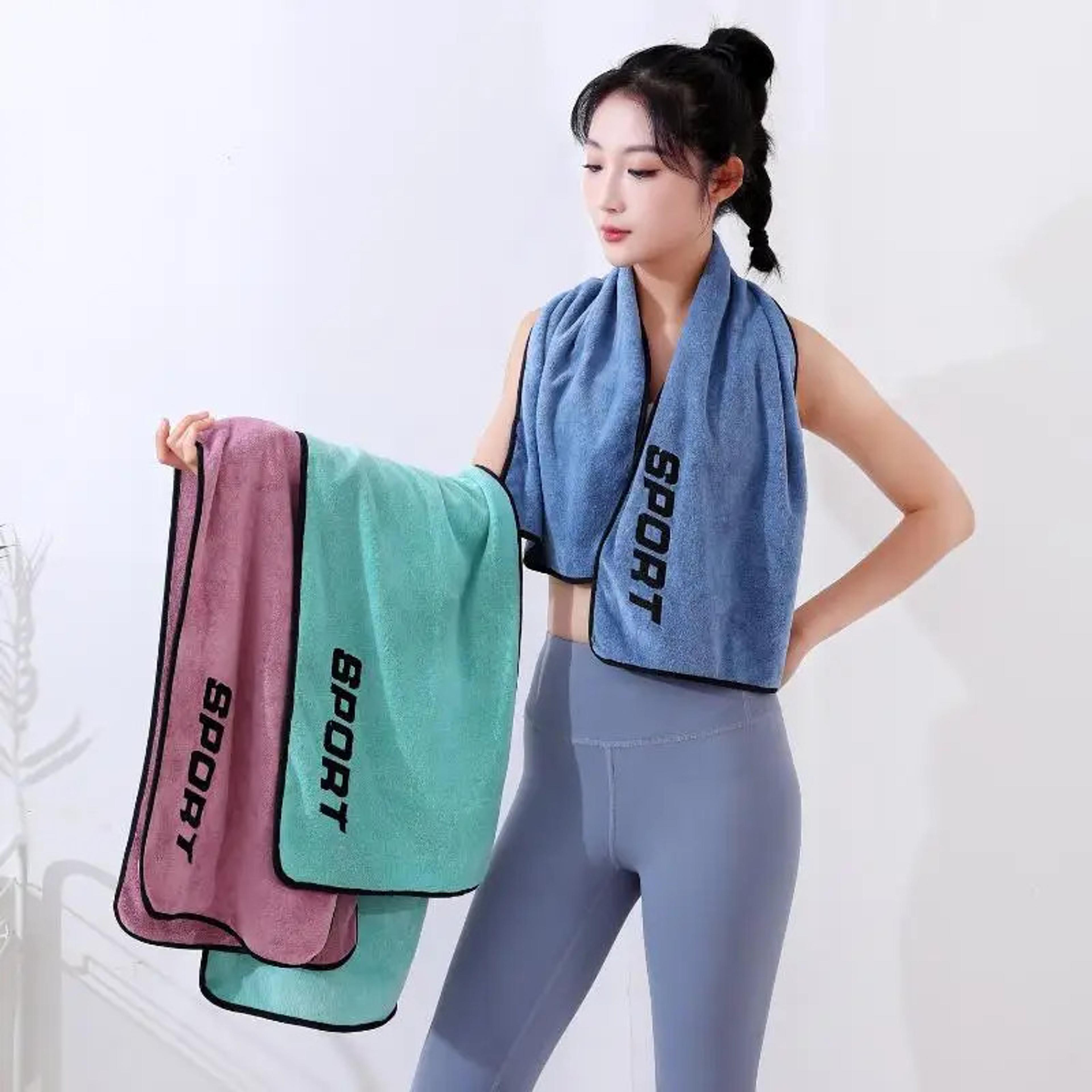 quick dry microfiber sports towel for gym yoga and travel