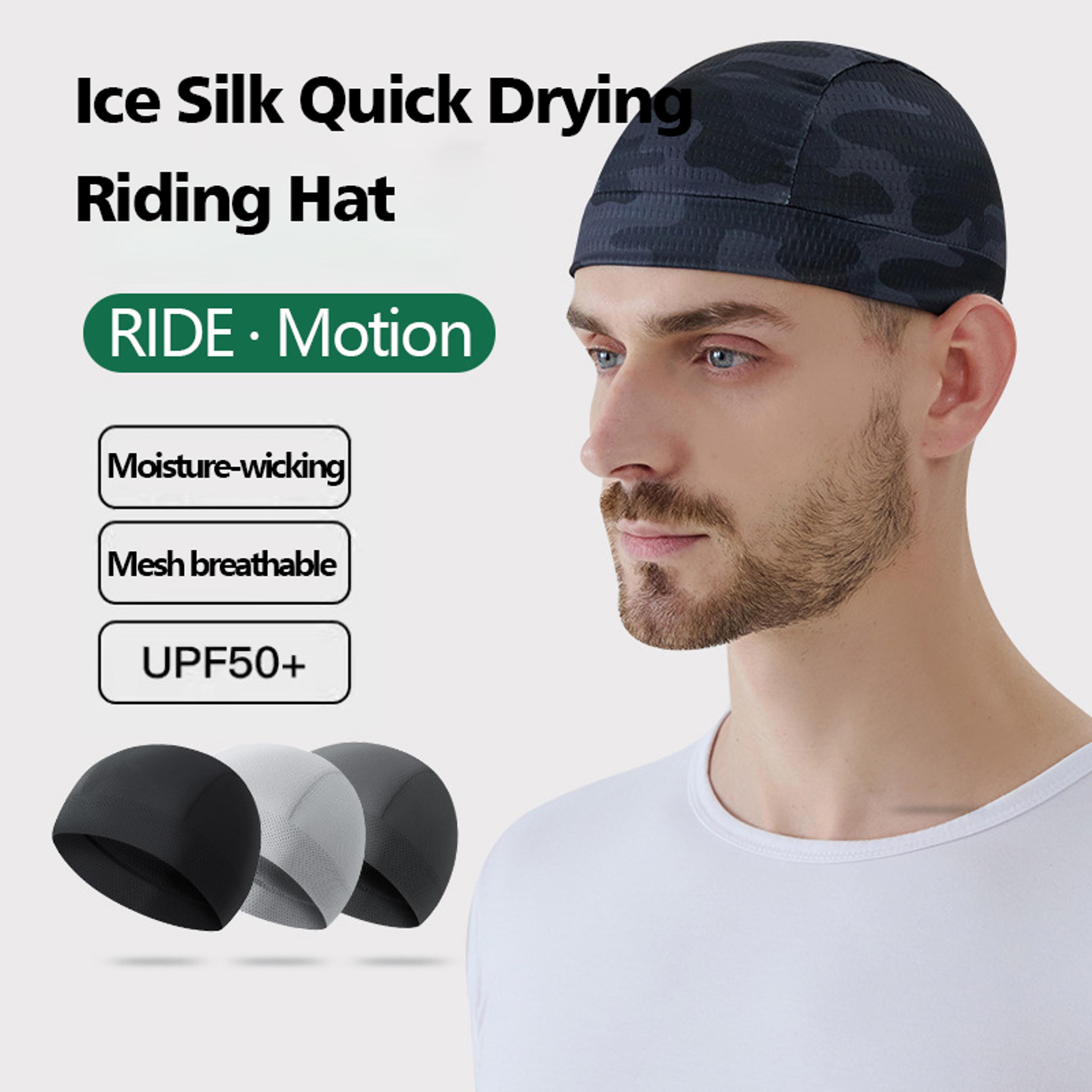 quick dry mesh cycling cap breathable motorcycle helmet liner