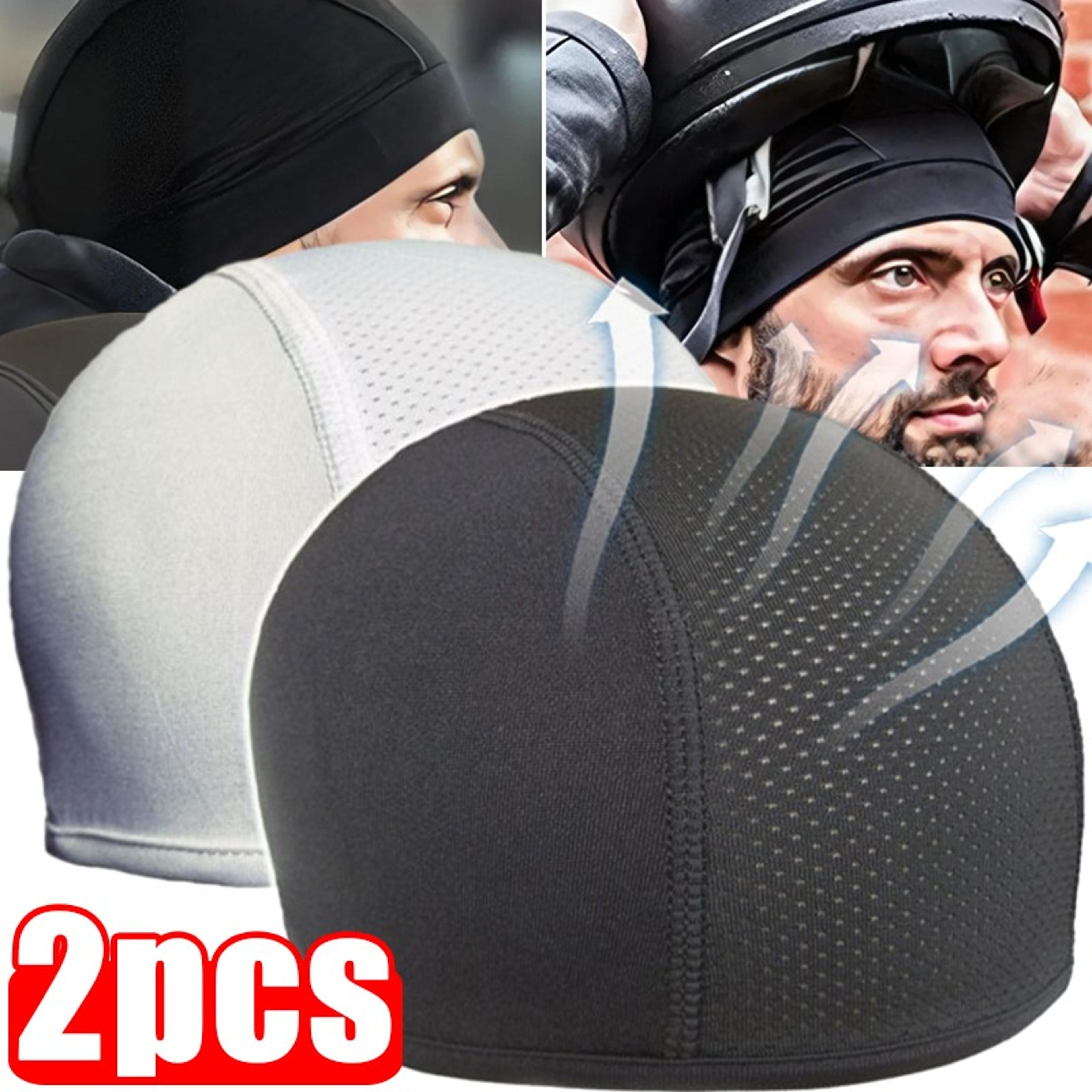 quick dry motorcycle helmet liner moisture wicking cycling skull cap