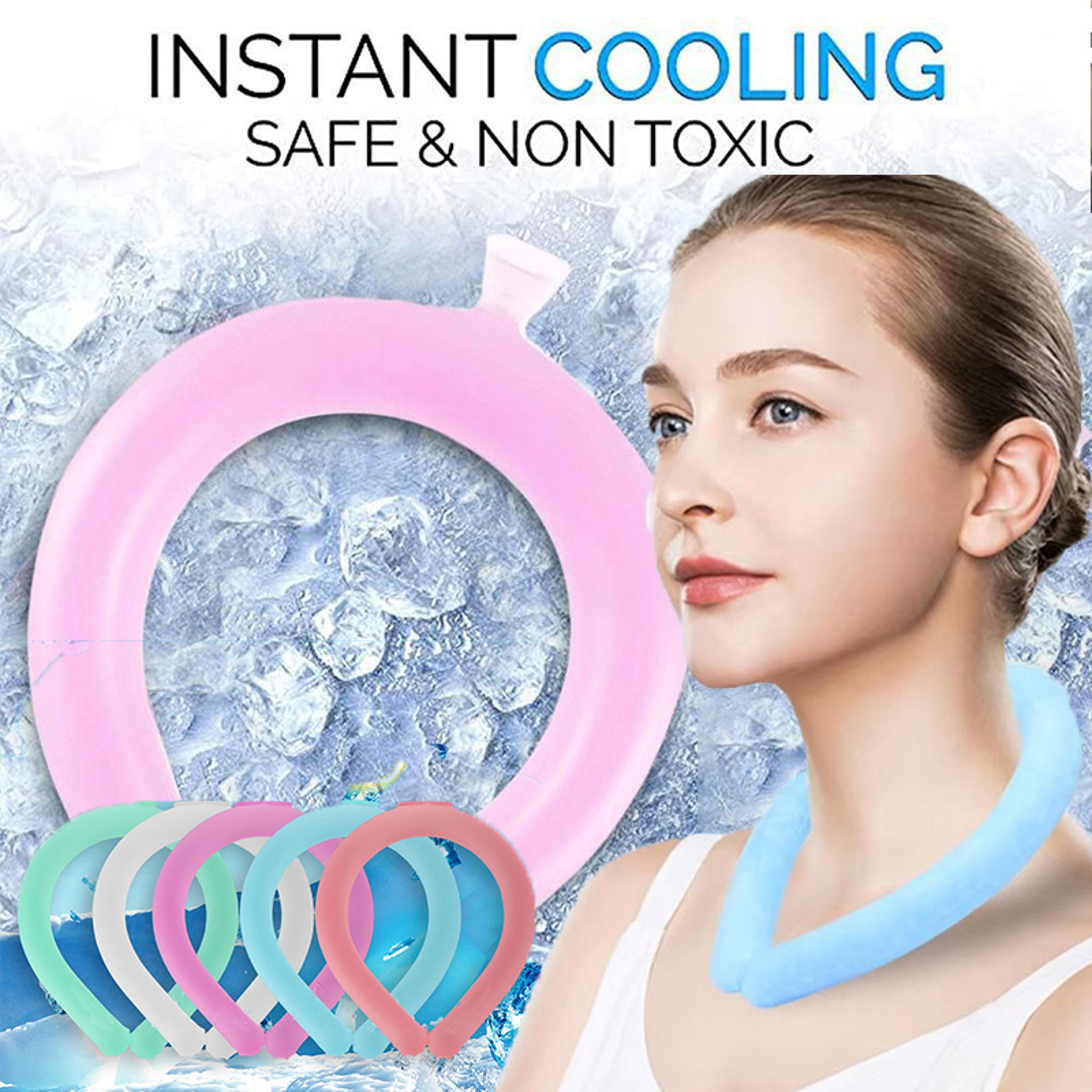 reusable neck cooling ring for summer heat relief and outdoor sports