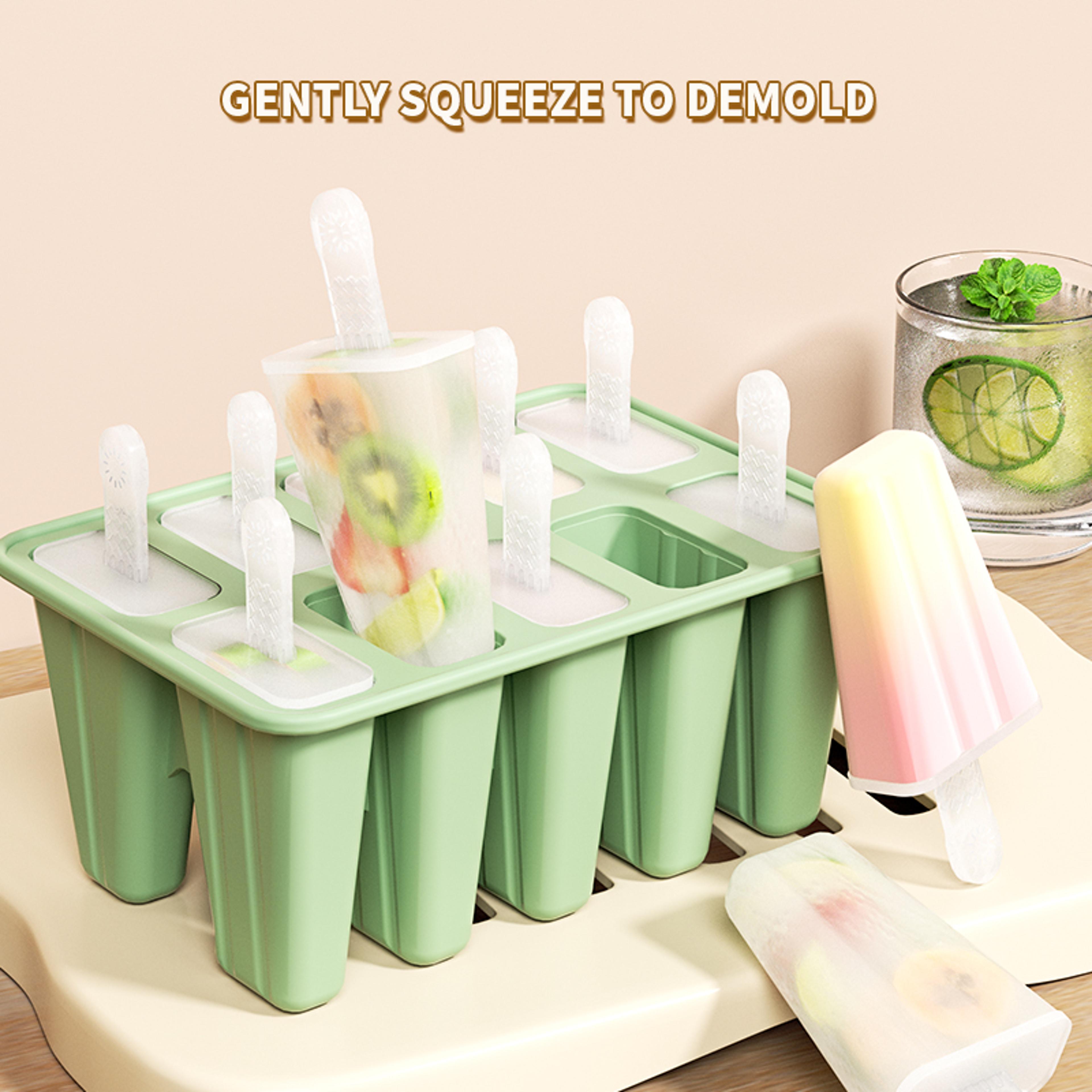 silicone popsicle molds bpa free easy release ice pop maker