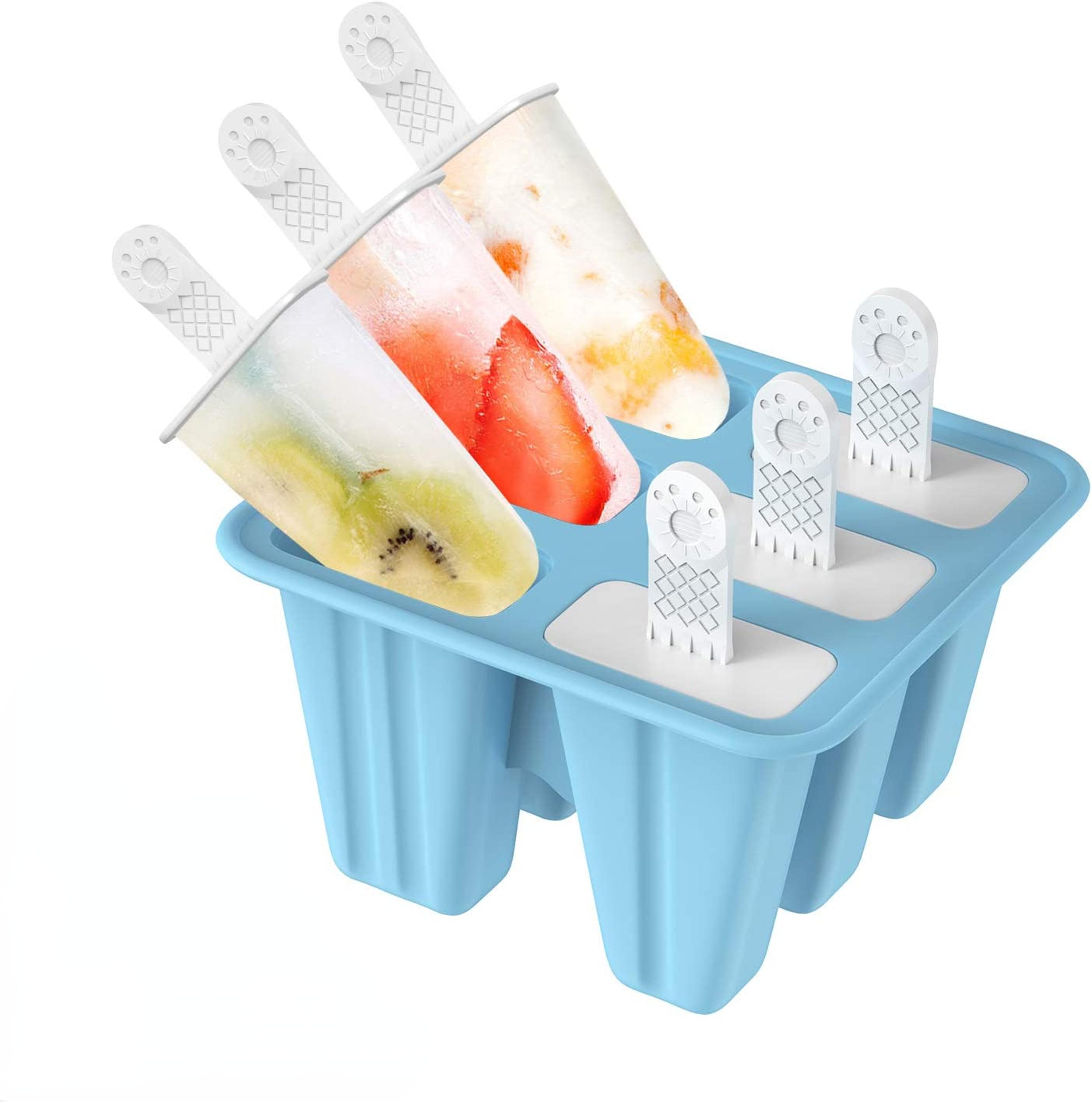 silicone popsicle molds easy release ice pop maker