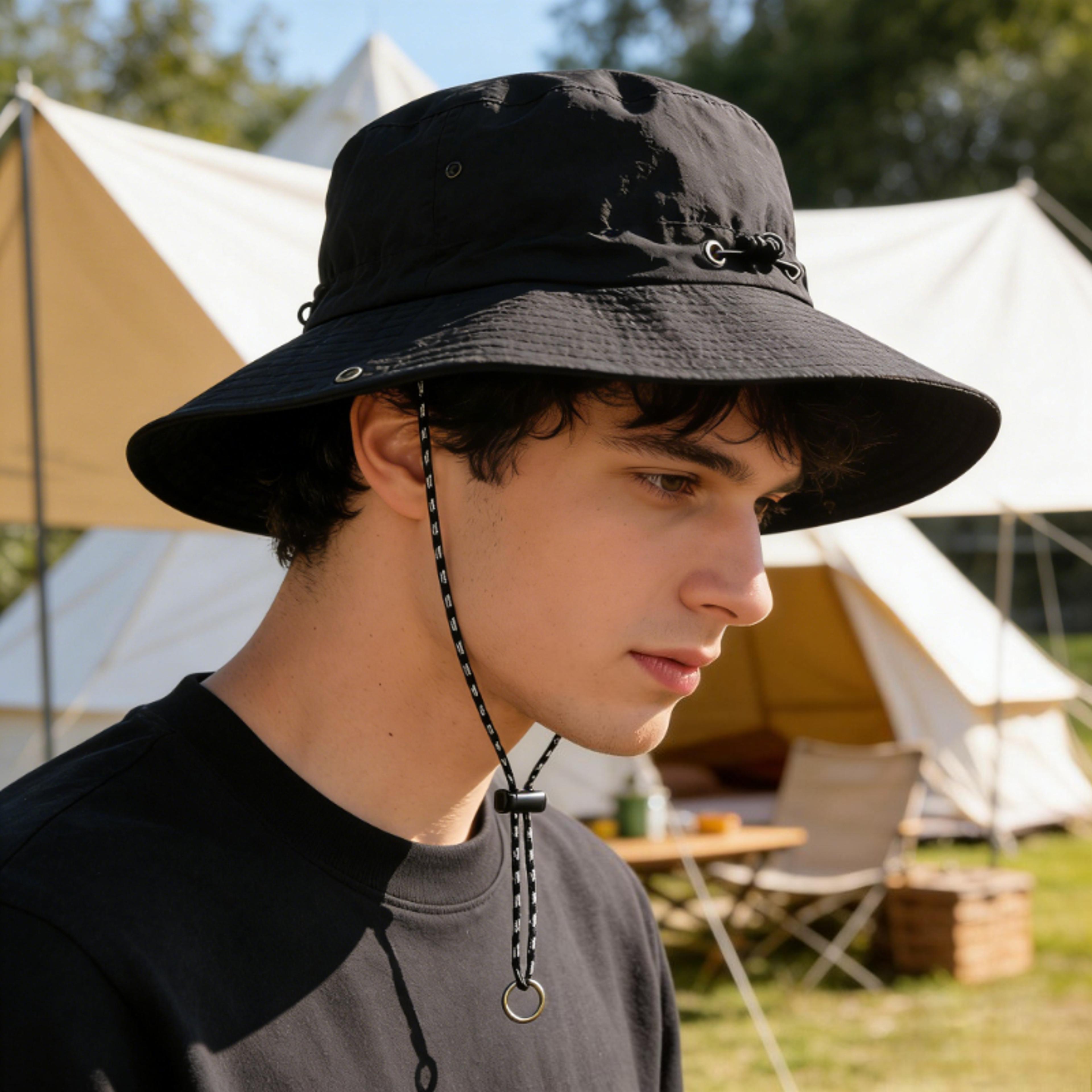 waterproof quick dry foldable fishing hat for sun protection